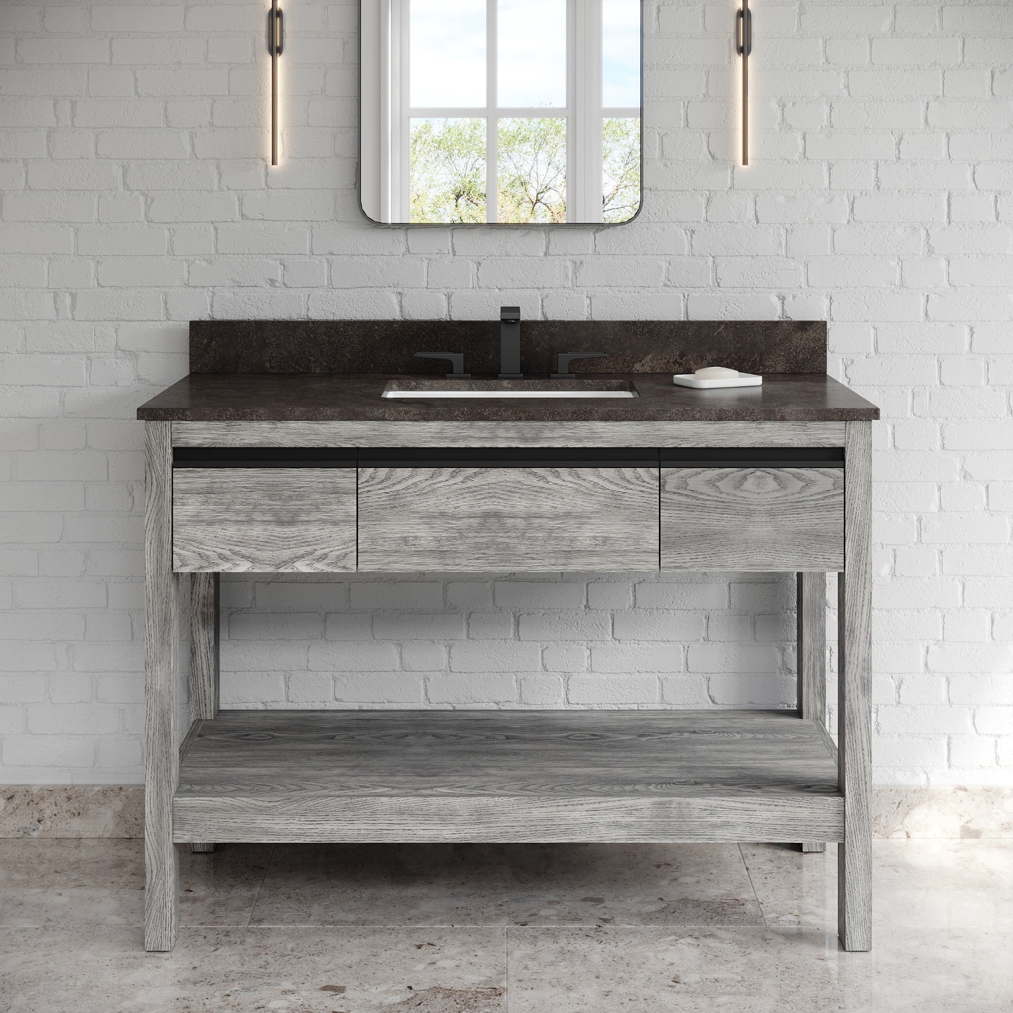48" Jubilee Vanity – Weathered Grey