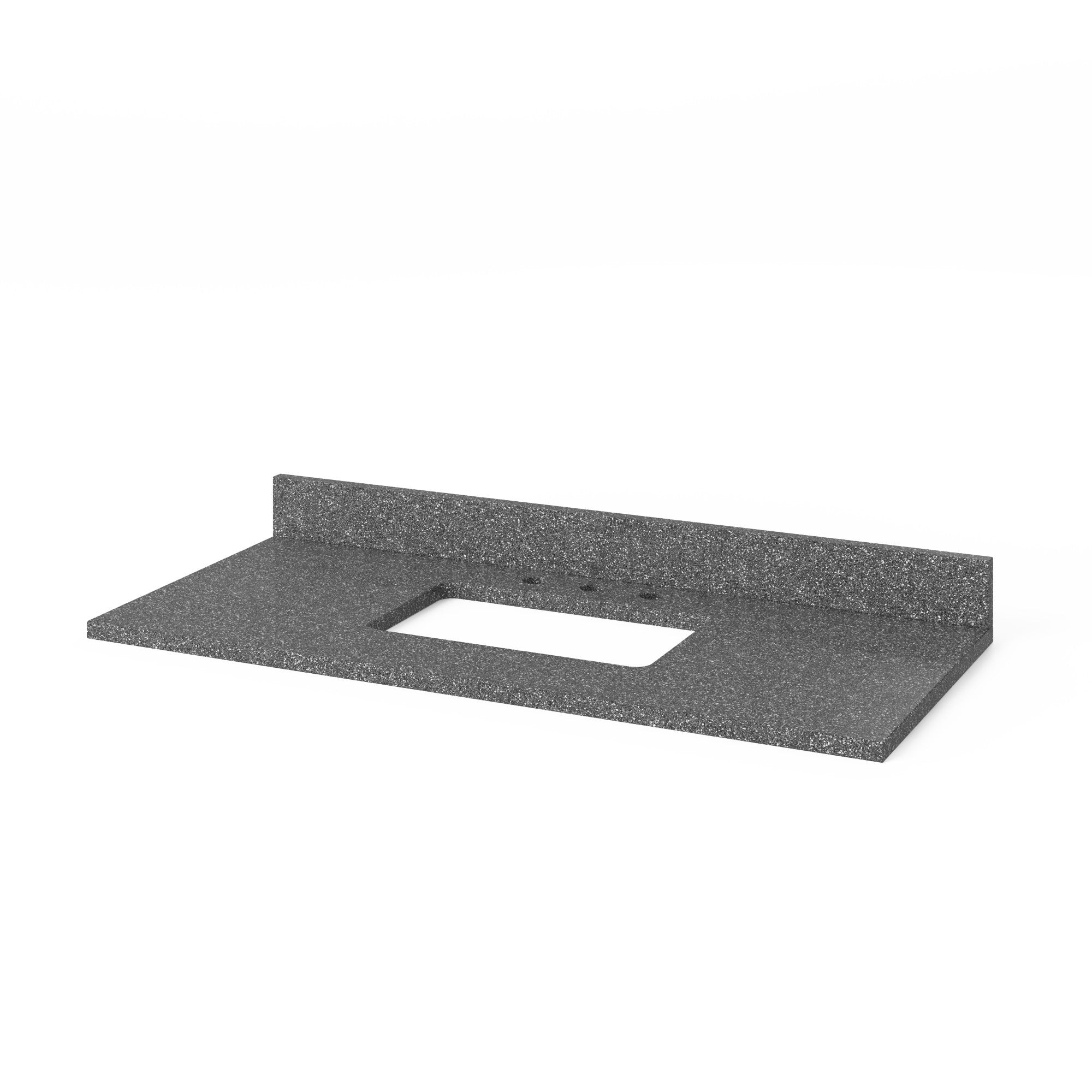 48" Hale Blue Cade Vanity, Boulder Cultured Marble Vanity Top, undermount rectangle bowl