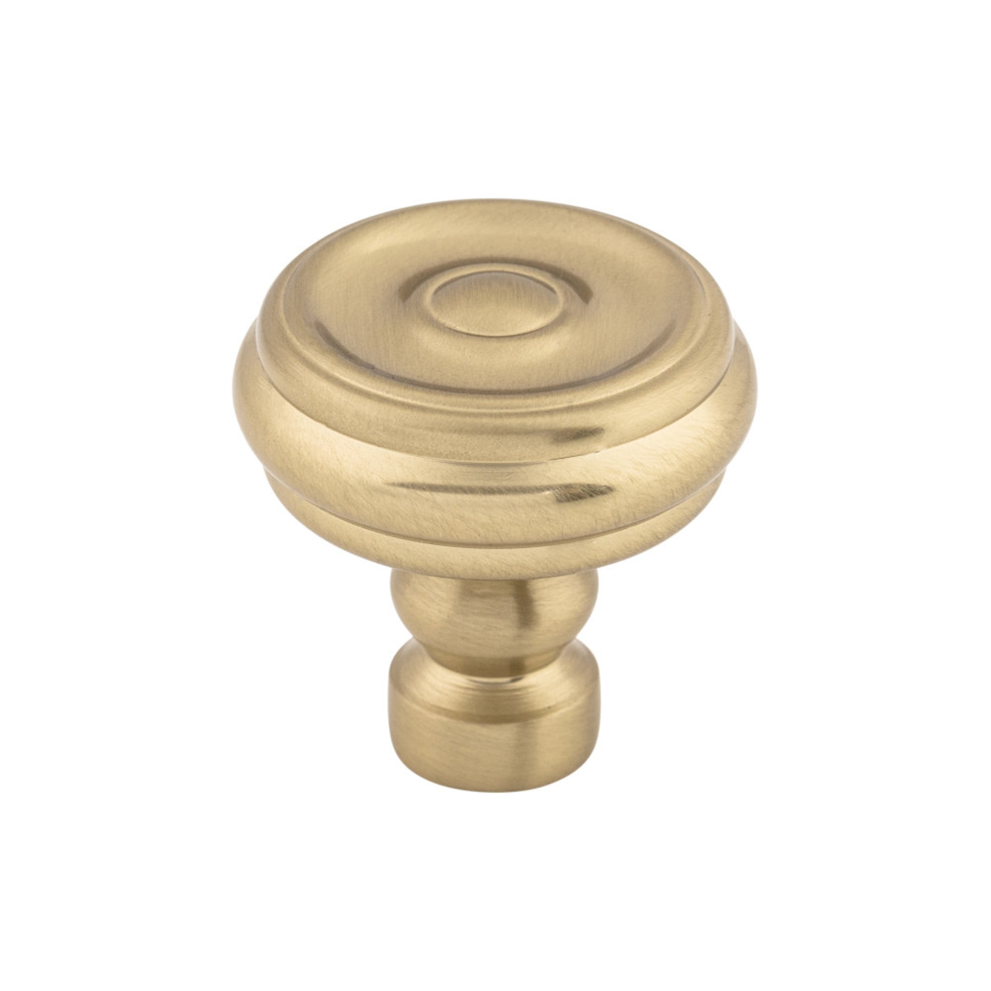 Brixton Button Round Knob - Honey Bronze