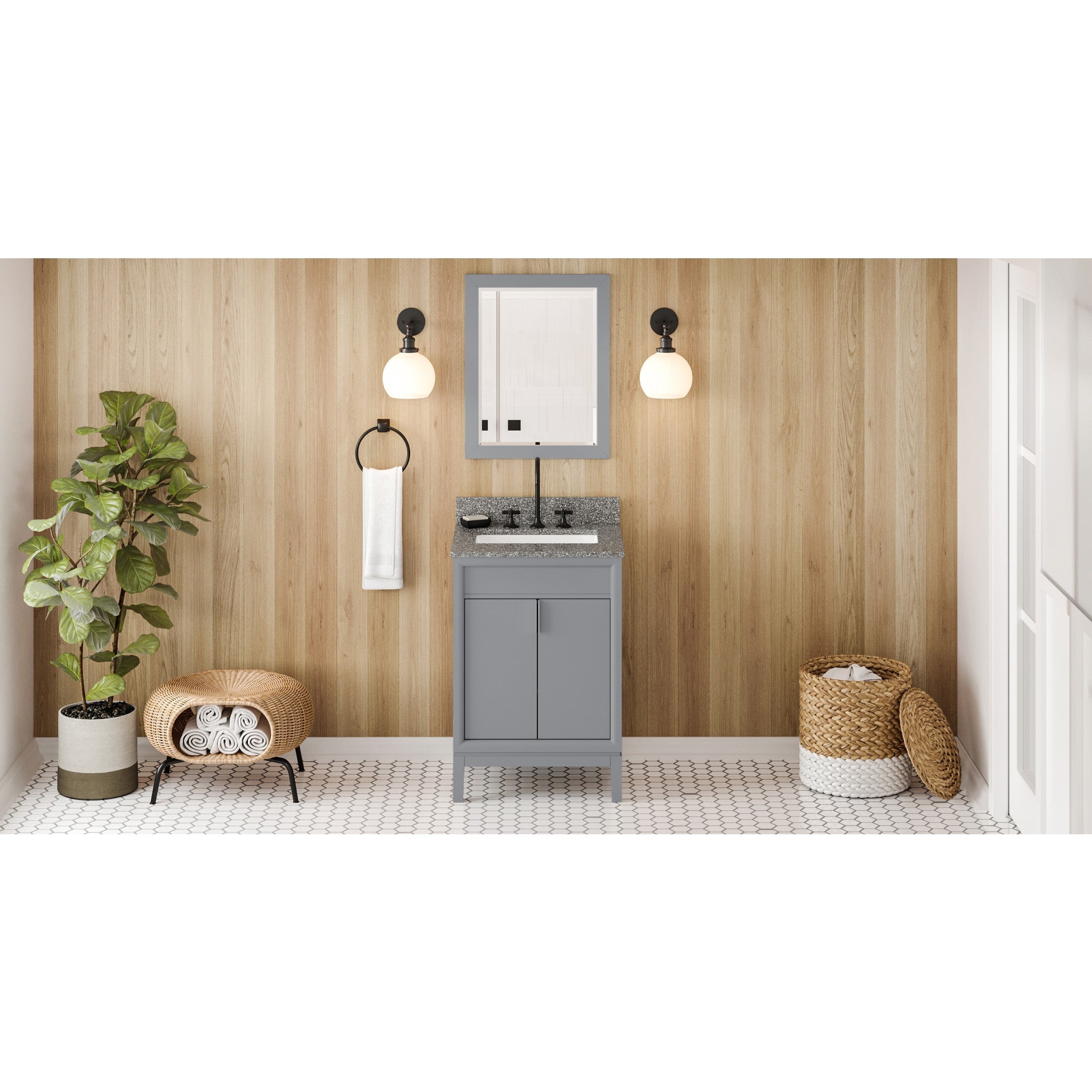 24" Theodora Vanity – Grey