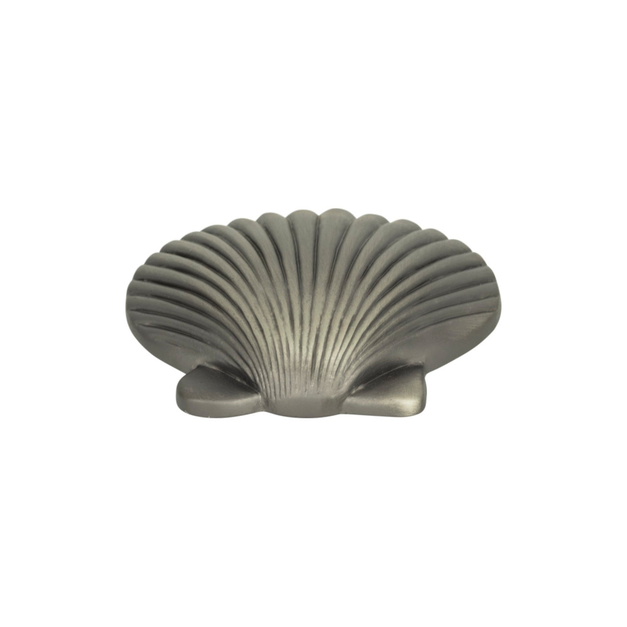 Clamshell Novelty Knob - Pewter