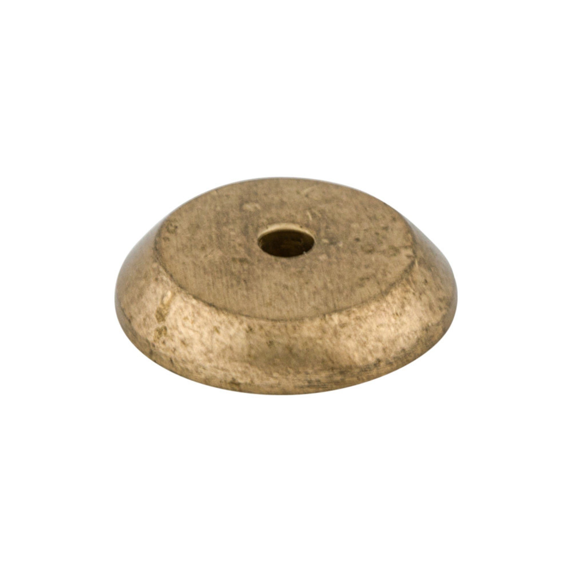Aspen Round Knob Backplate - Light Bronze