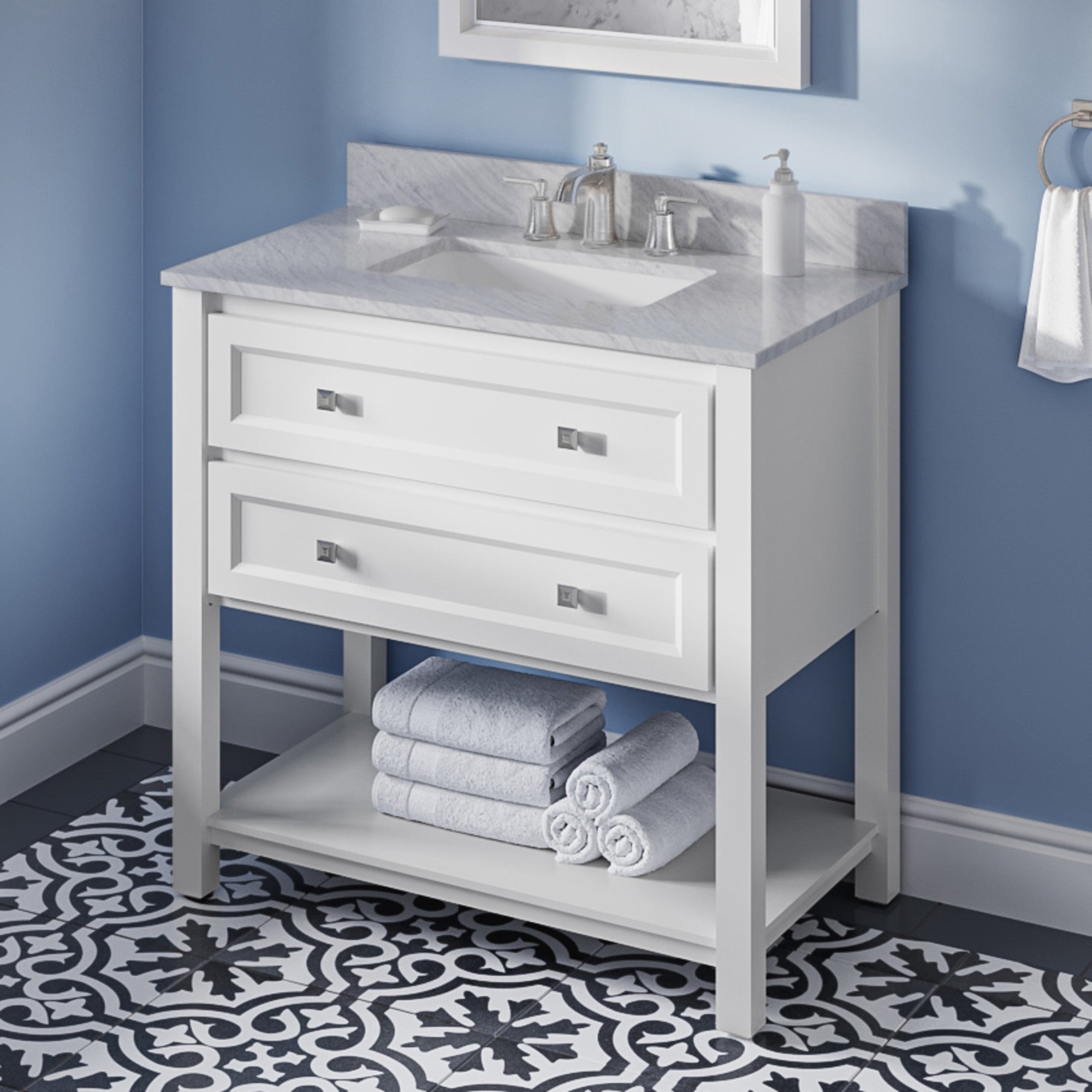 36" Adler Vanity – White