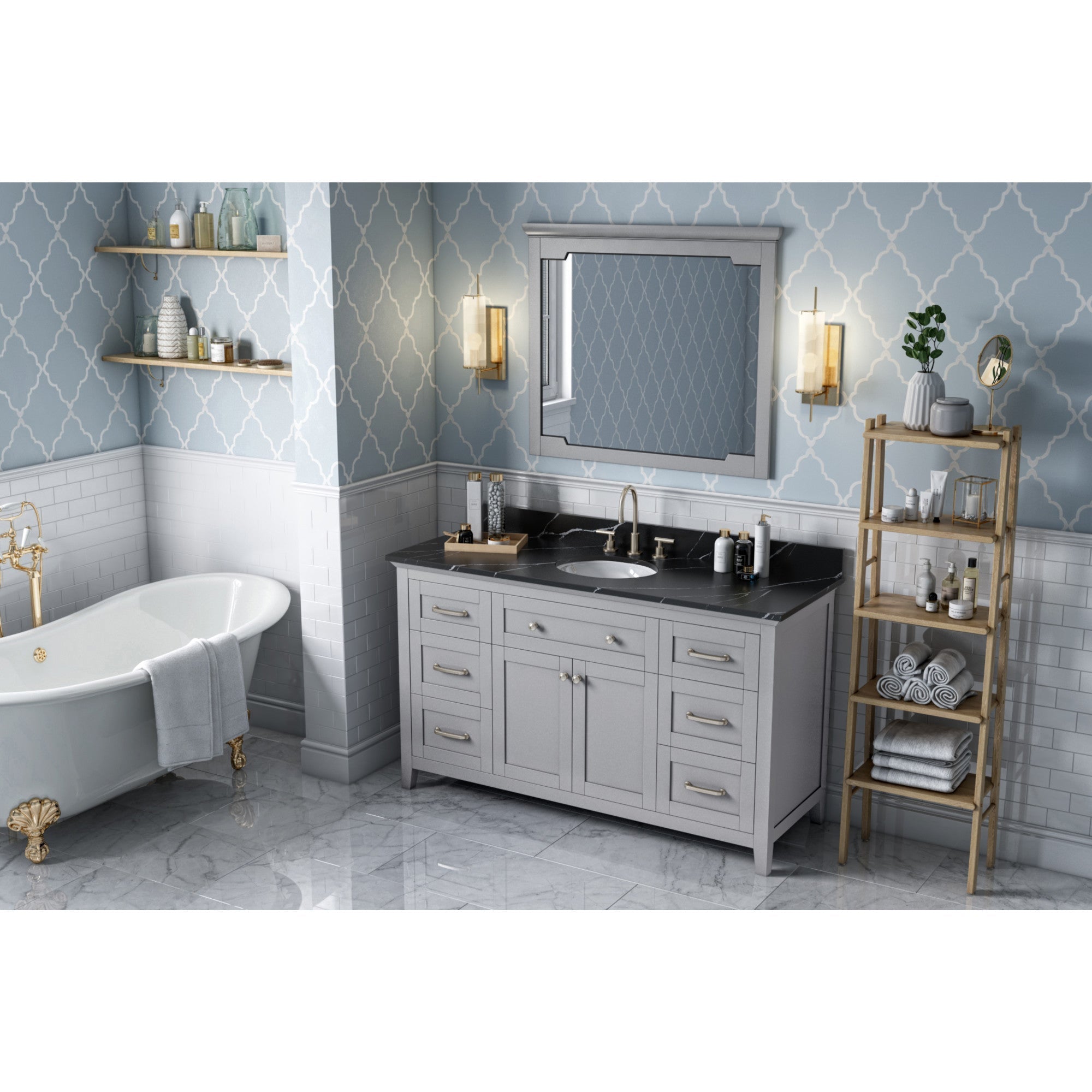 60" Chatham Vanity – Grey