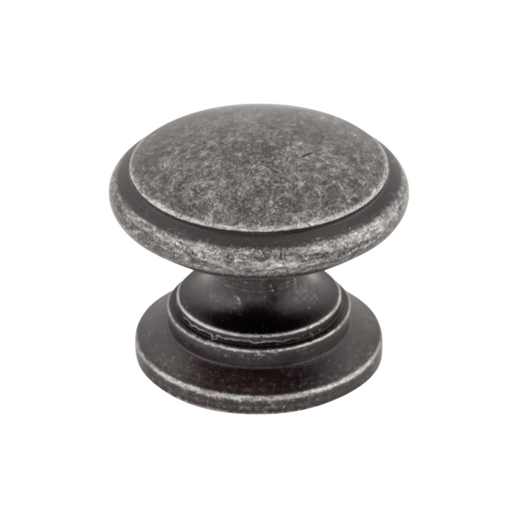 Ray Round Knob - Black Iron