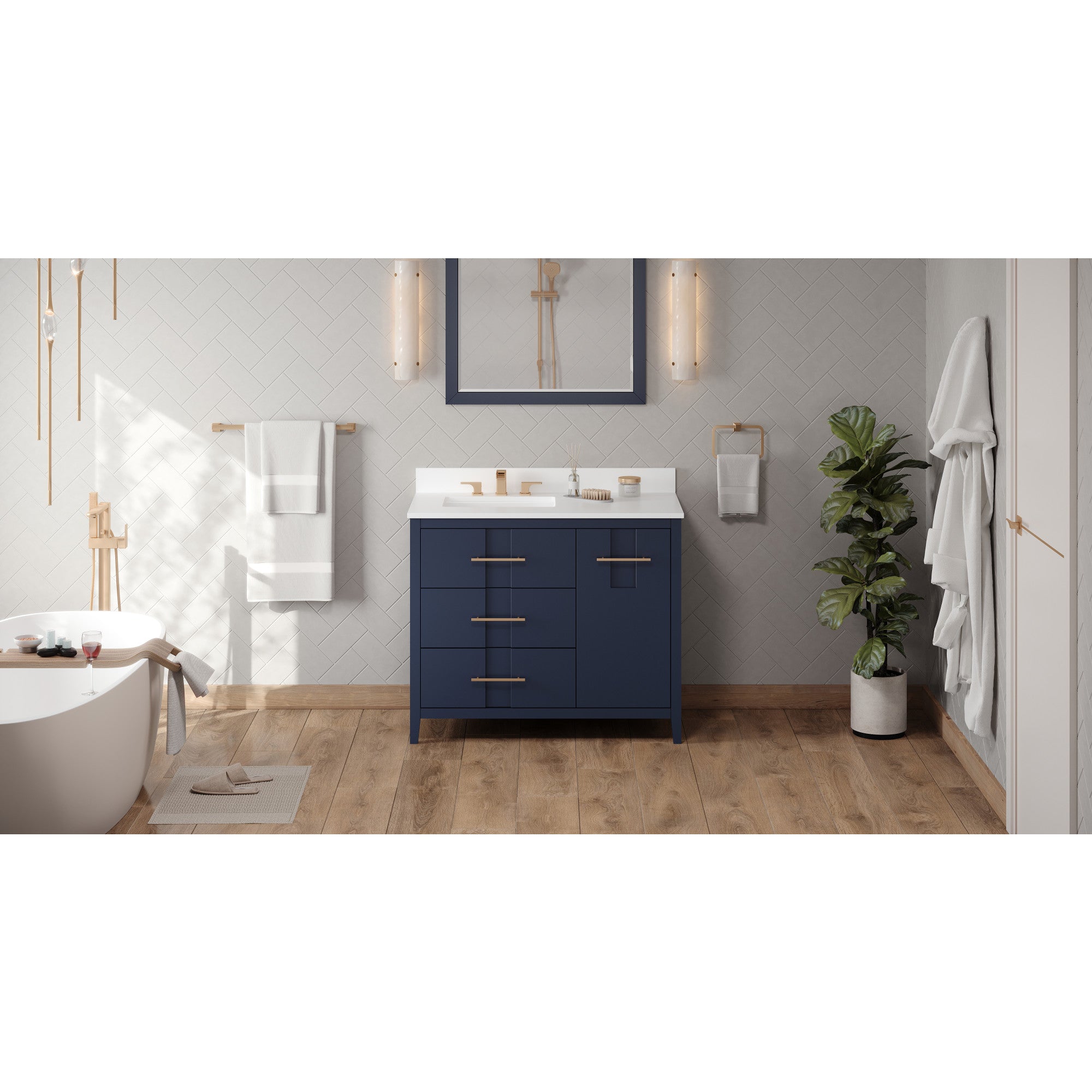 42" Katara Vanity – Left Offset