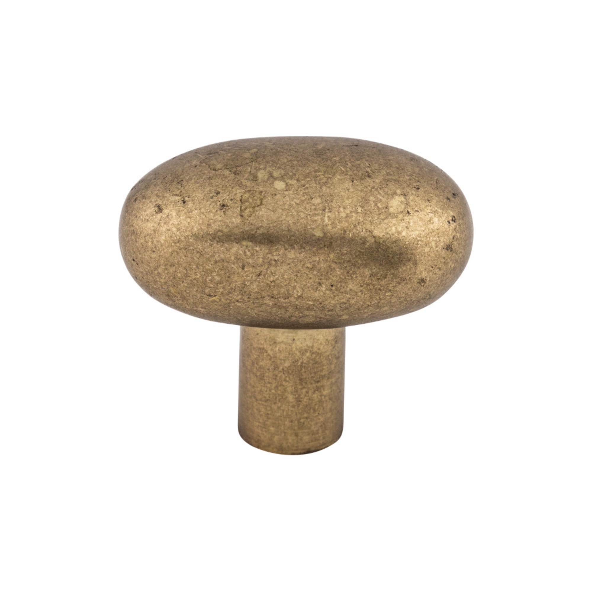 Aspen Small Potato 1 9/16" Length Oval Knob - Light Bronze