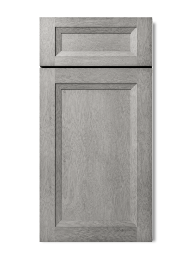 Oxford Mist Diagonal Corner Glass-Door Wall Cabinet