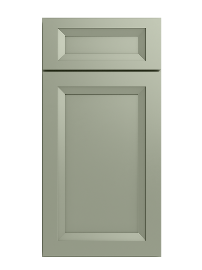 Oxford Sage Double Glass-Door Wall Stacker Cabinet