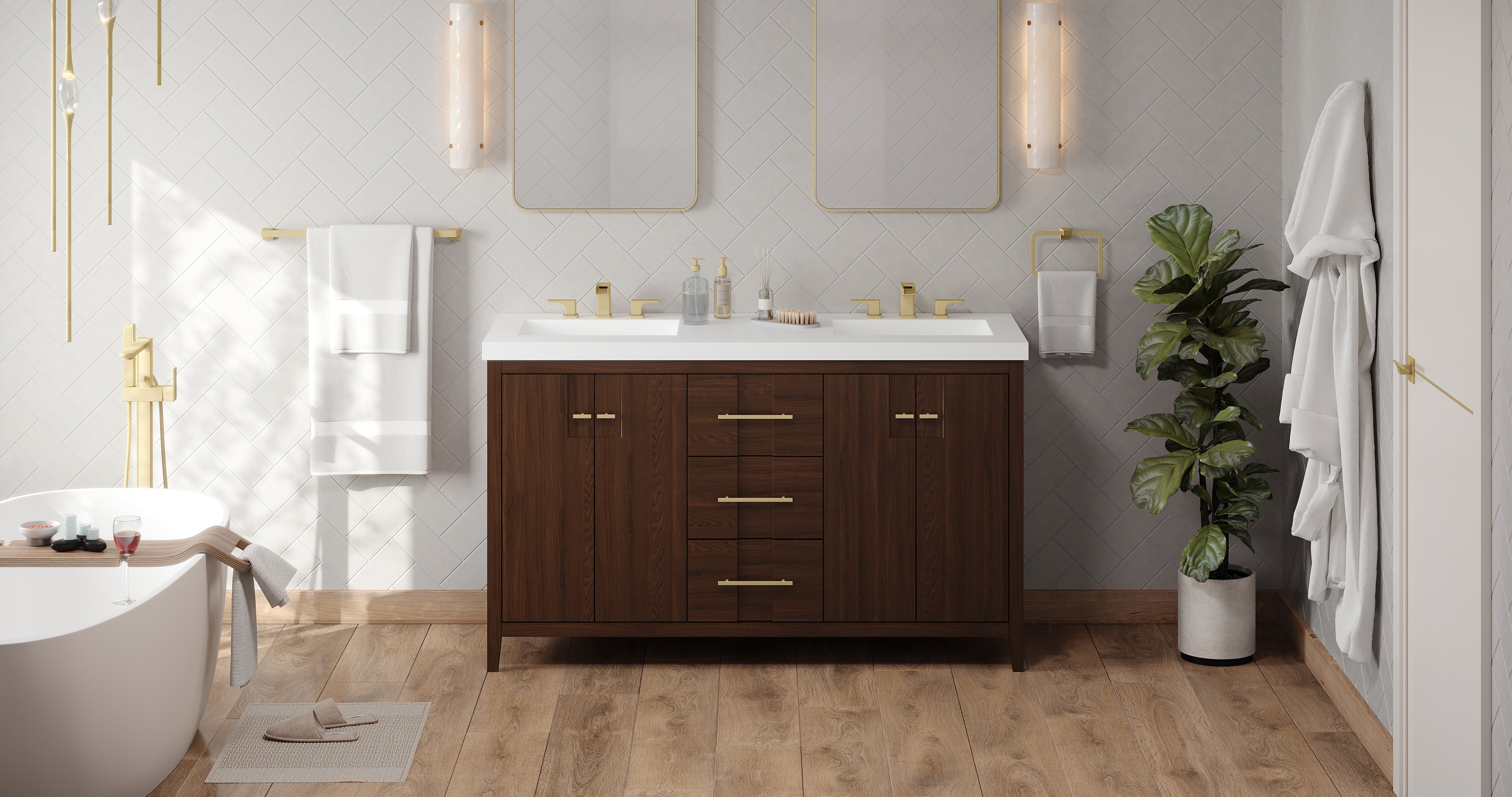 60" Katara Vanity – Double Bowl
