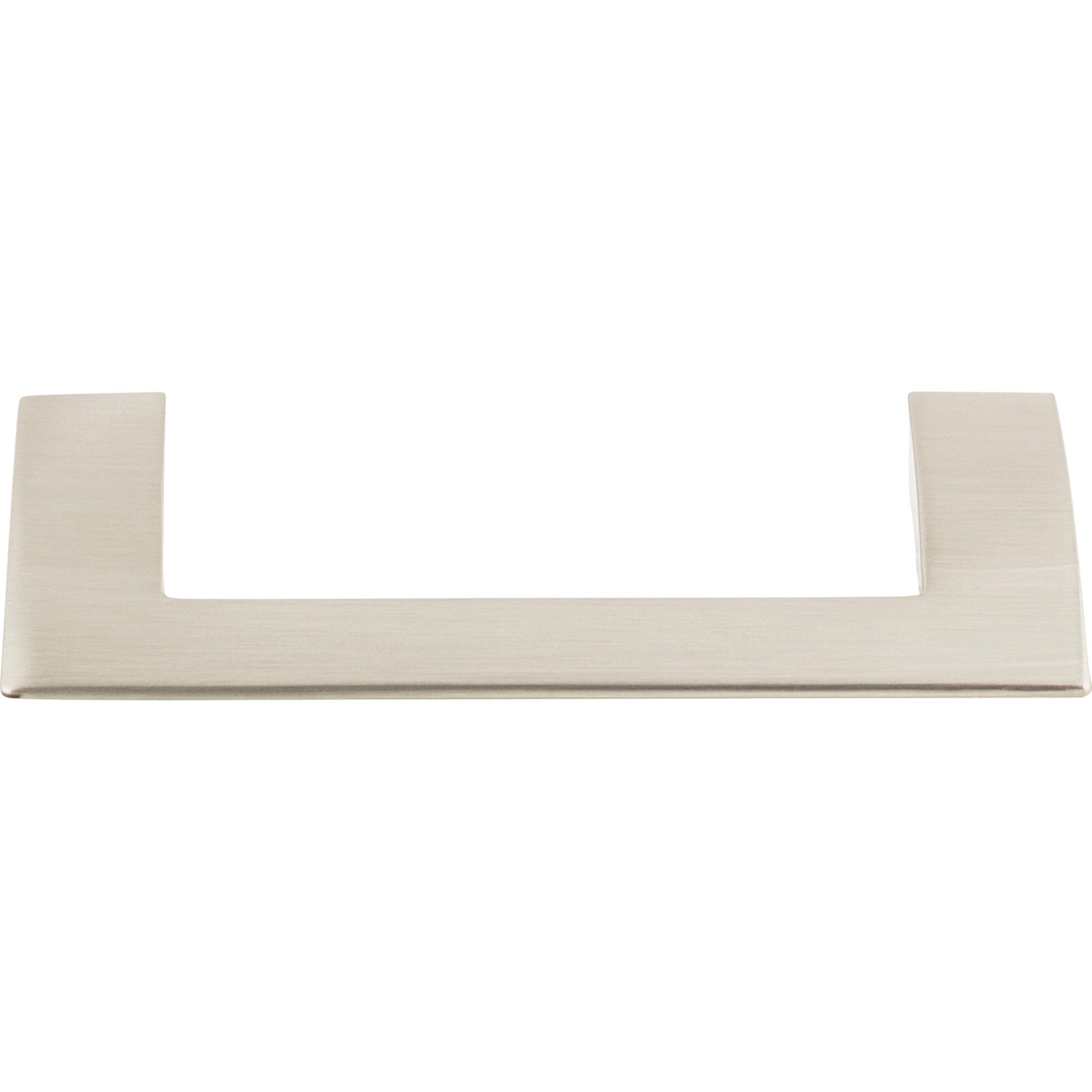 Angled Drop 3 3/4" Center to Center Bar Pull - Brushed Nickel