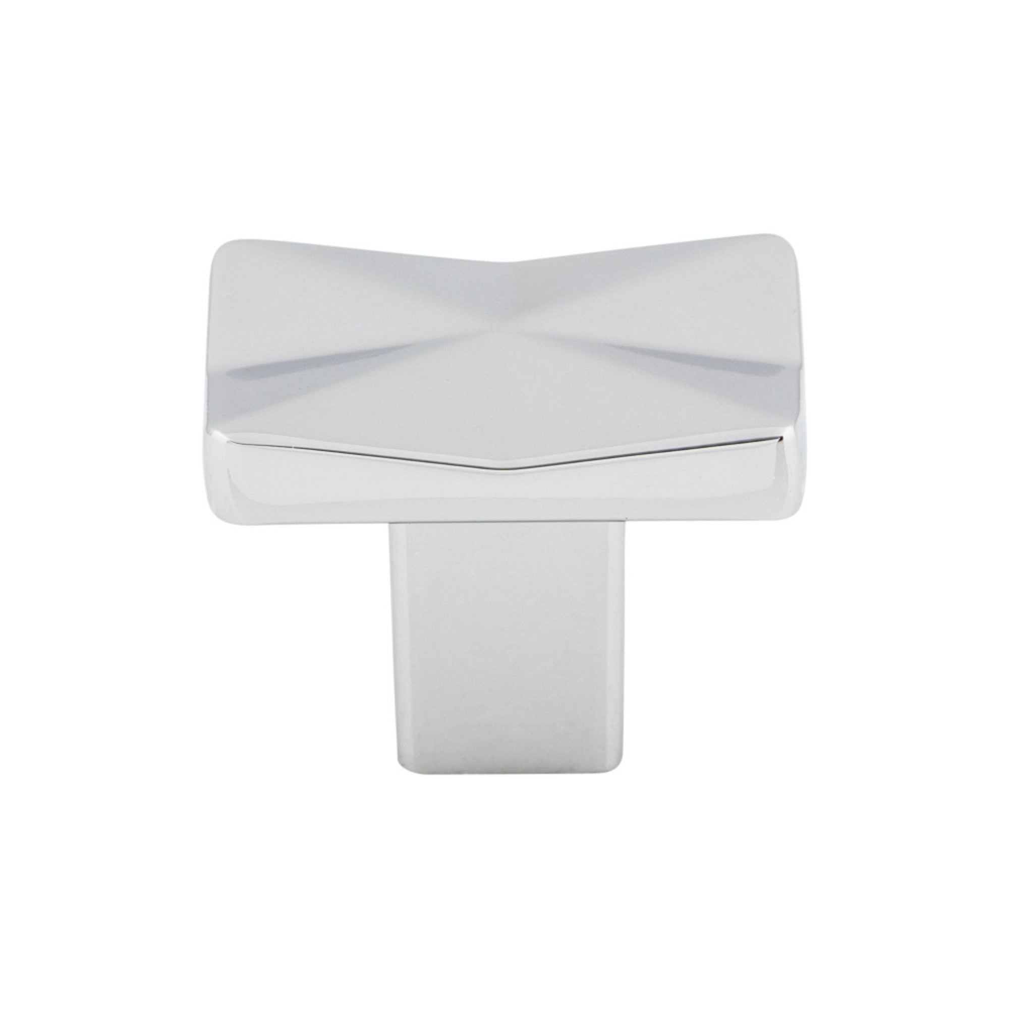 Quilted Knob - Polished Chrome