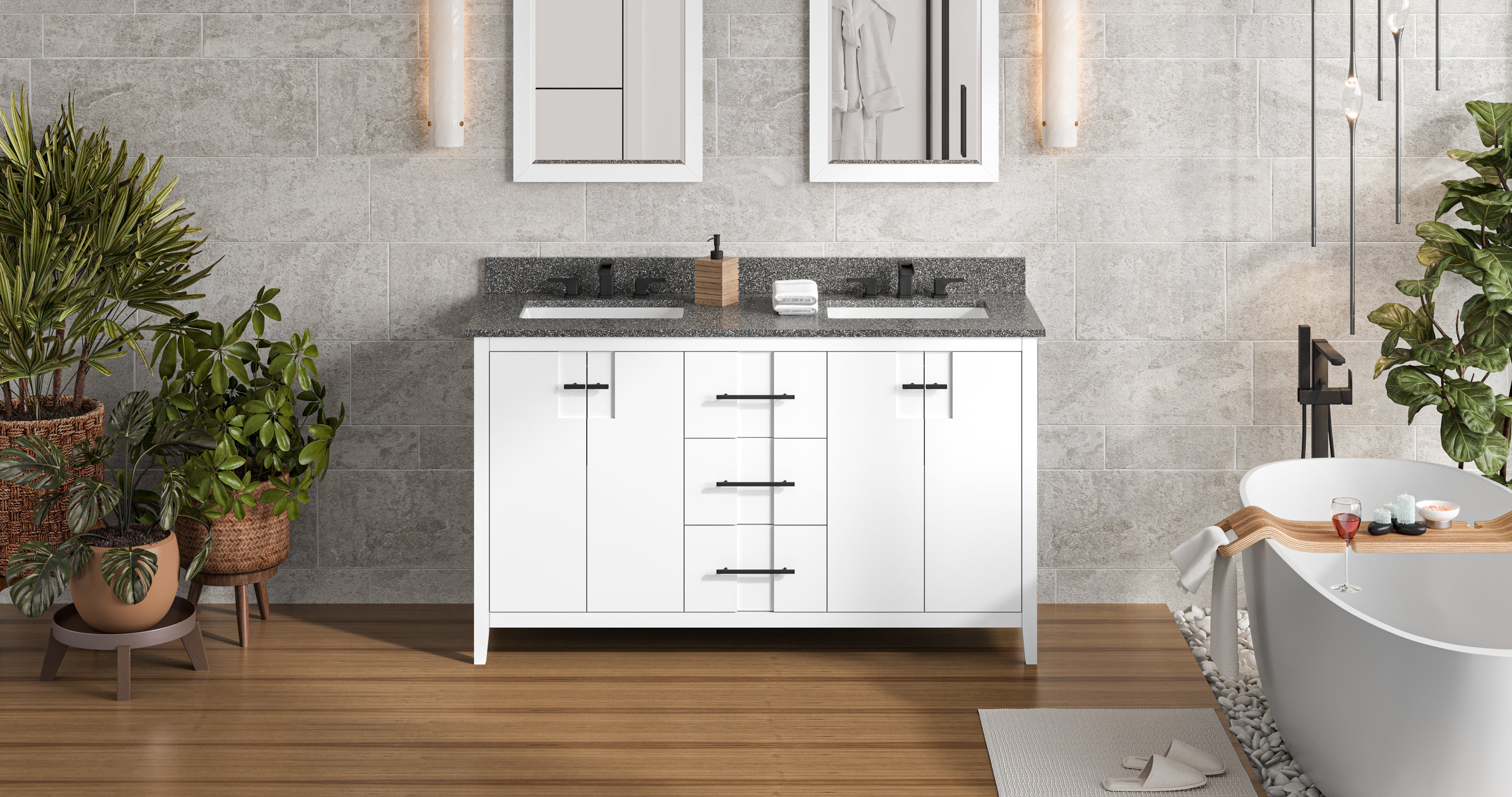 60" Katara Vanity – Double Bowl