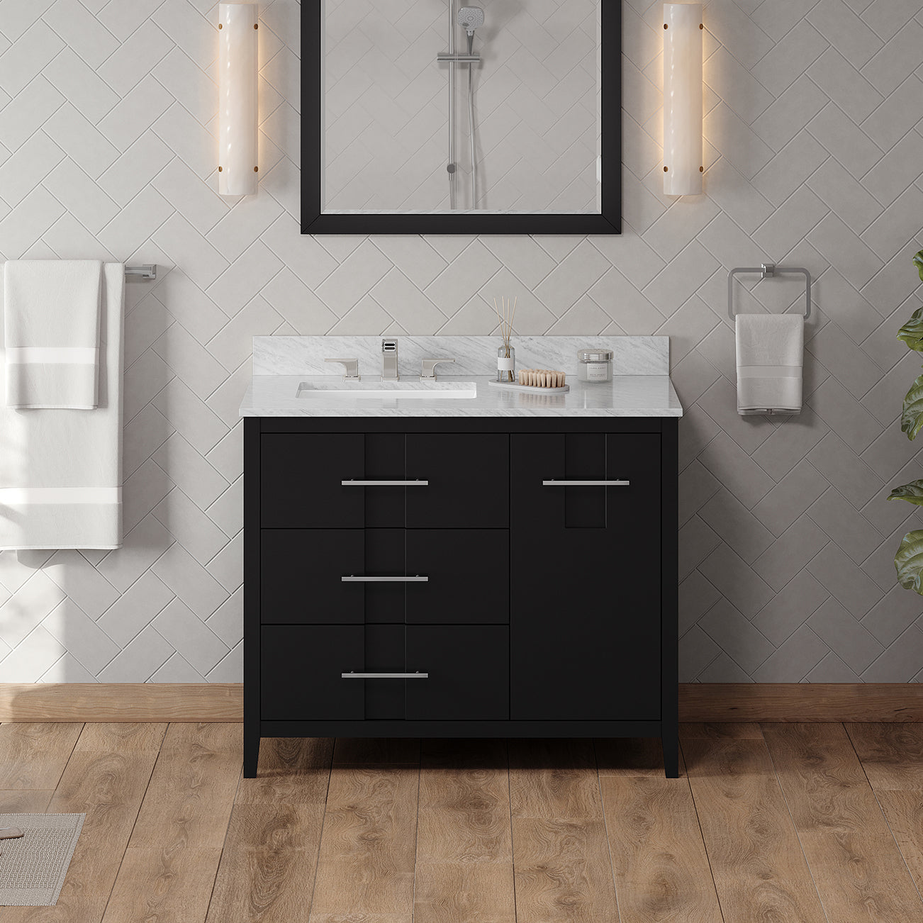42" Katara Vanity – Left Offset