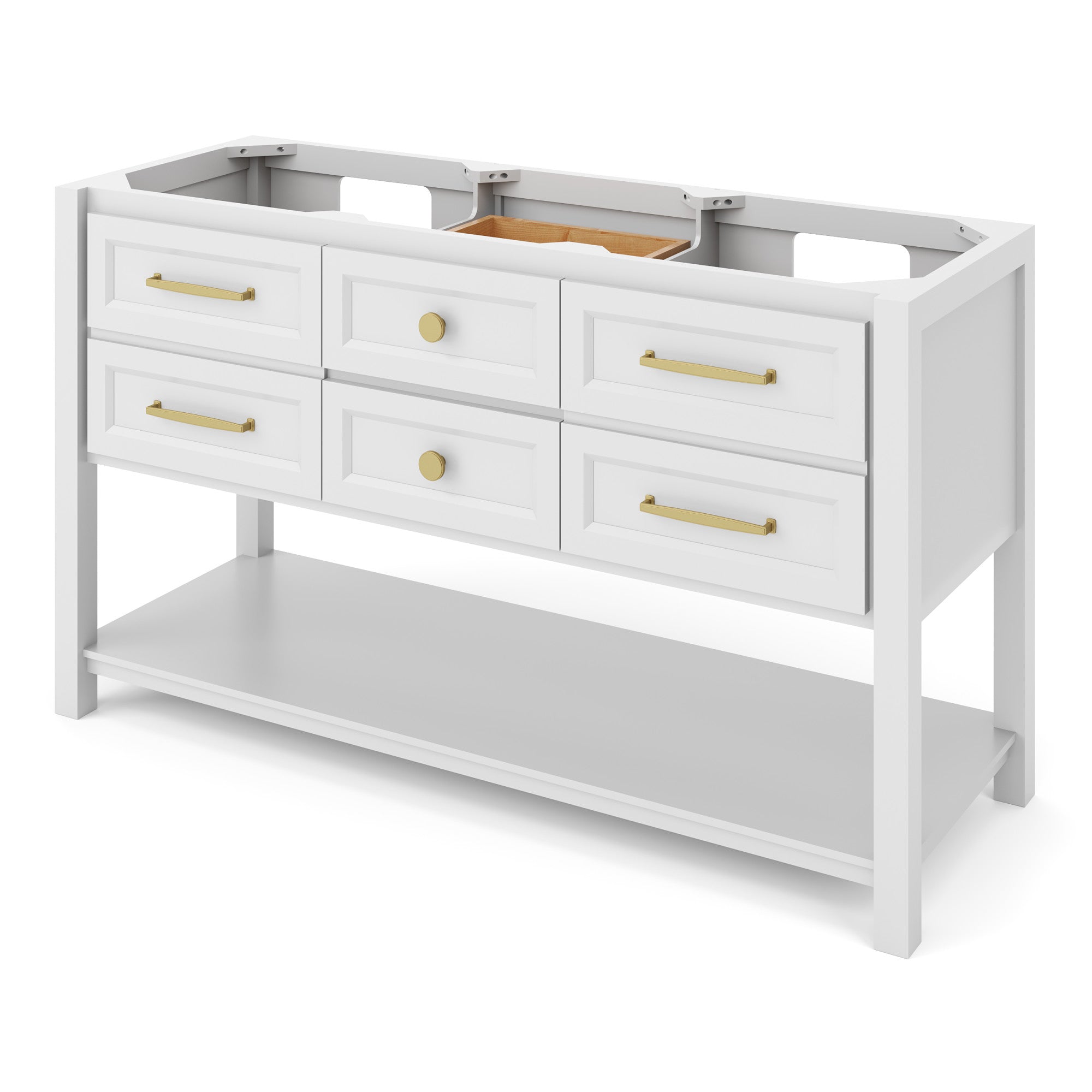 60" Kipling Vanity – Double Bowl – White