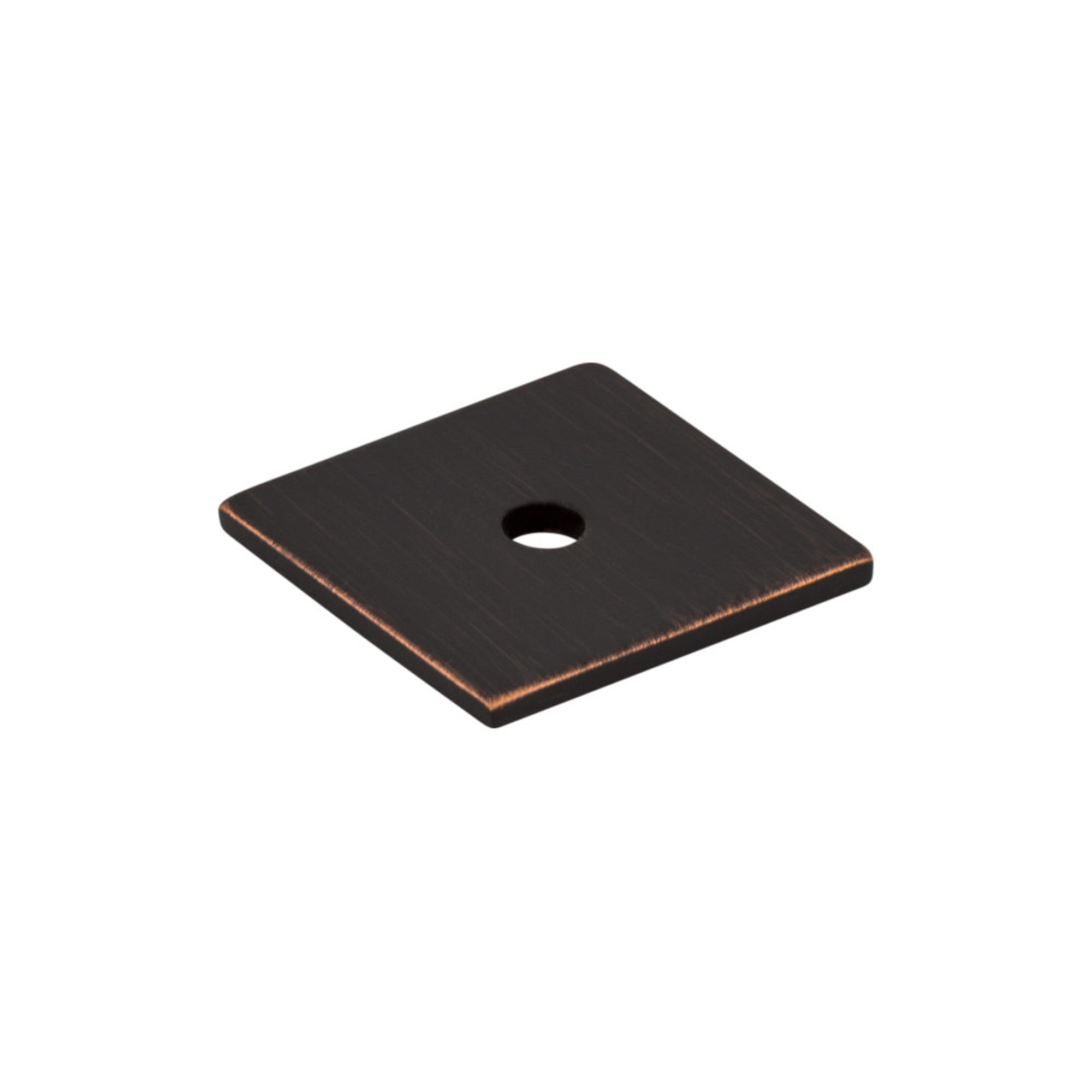 Square Knob Backplate - Tuscan Bronze