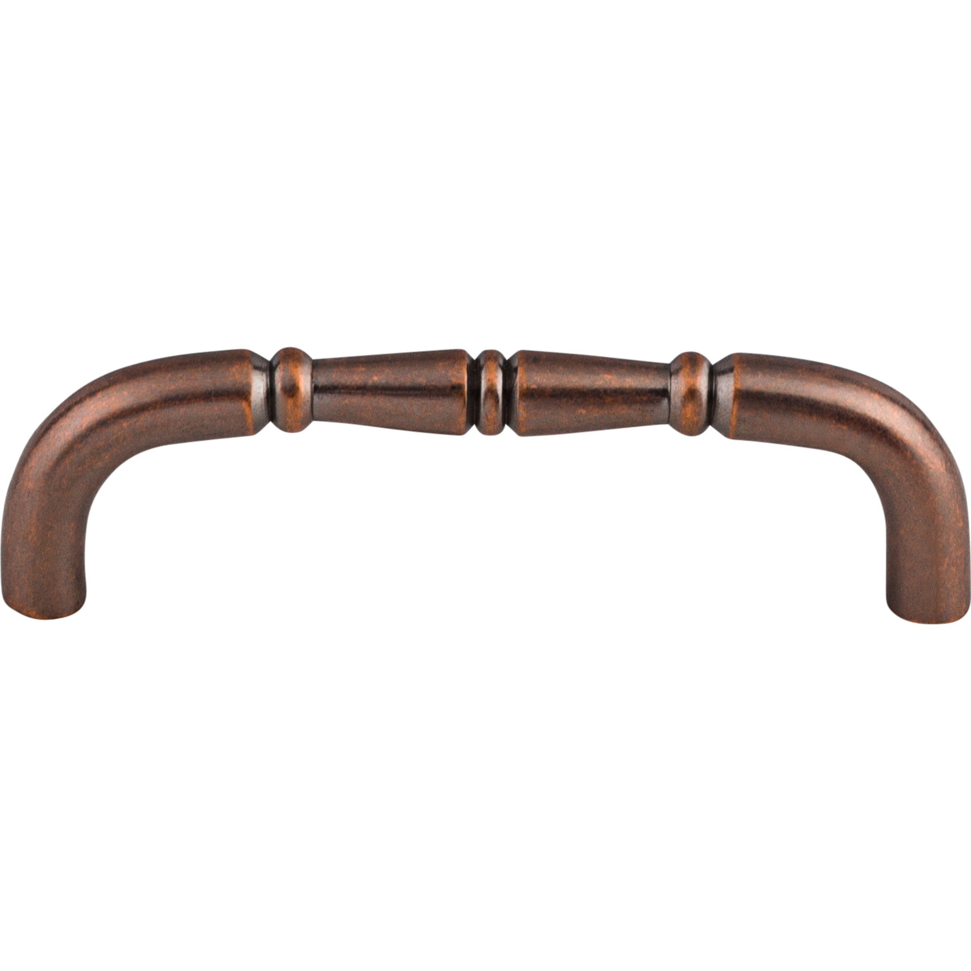 Nouveau Ring Bar Pull - Antique Copper