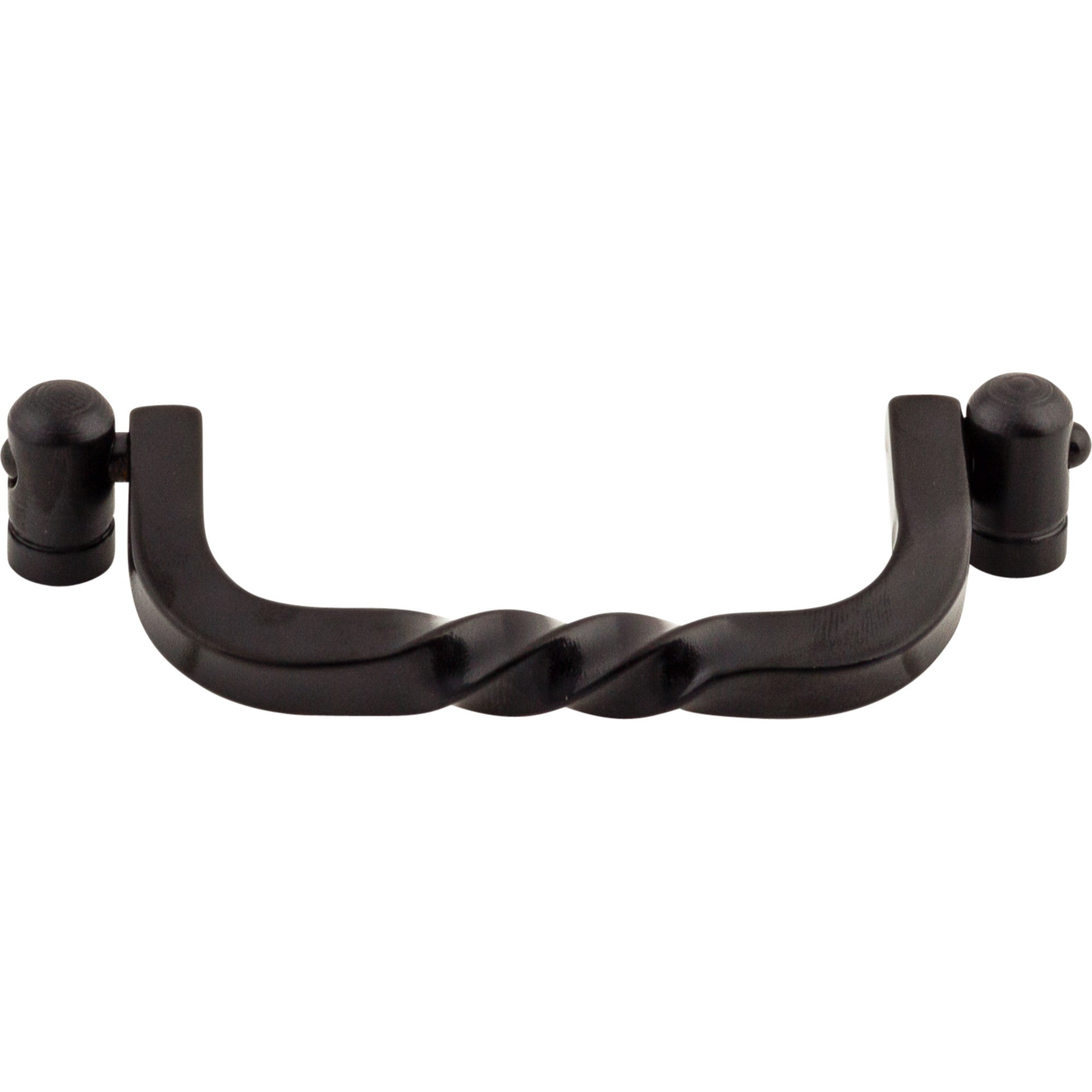 Twist Drop Handle - Patina Black