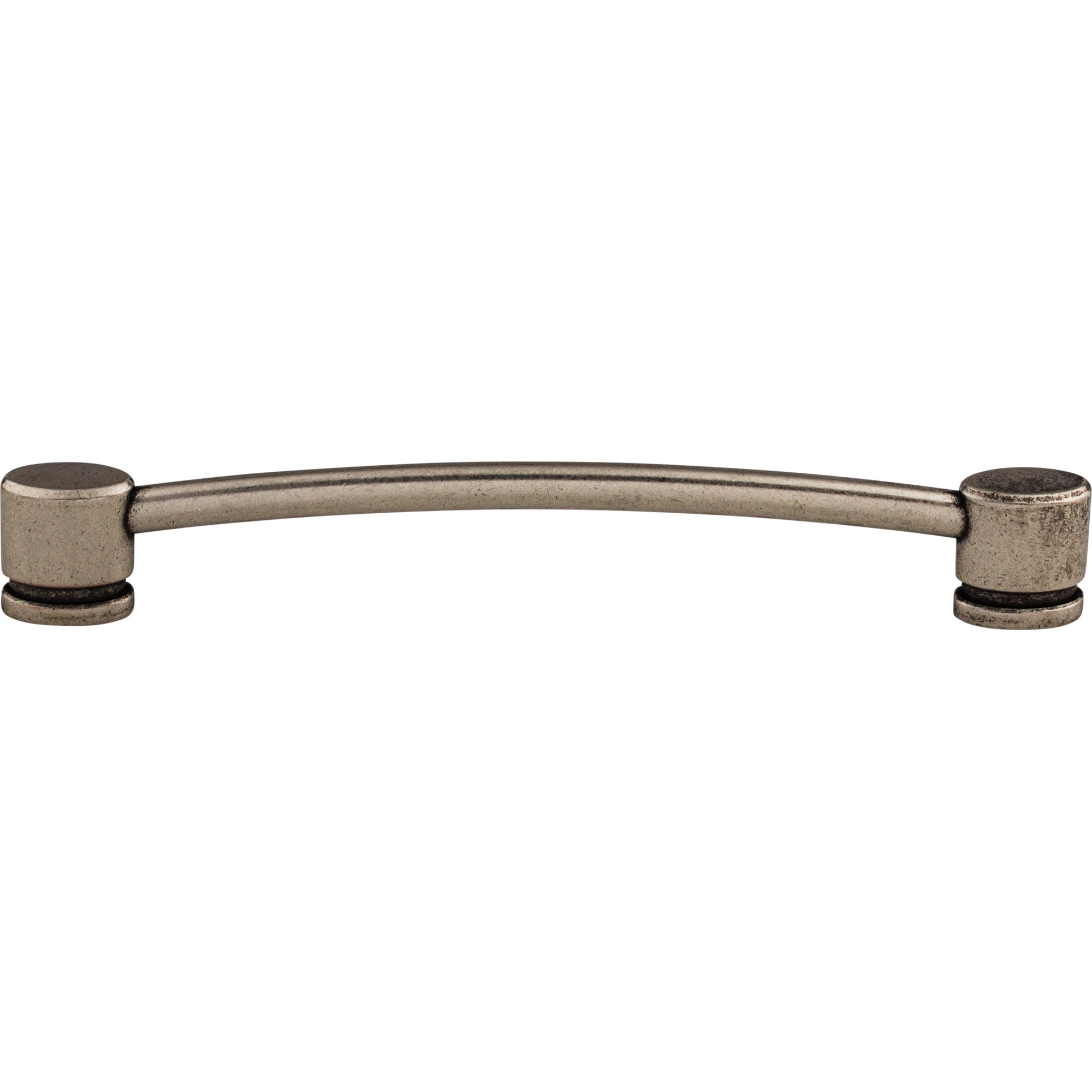 Oval Thin Bar Pull - Pewter Antique
