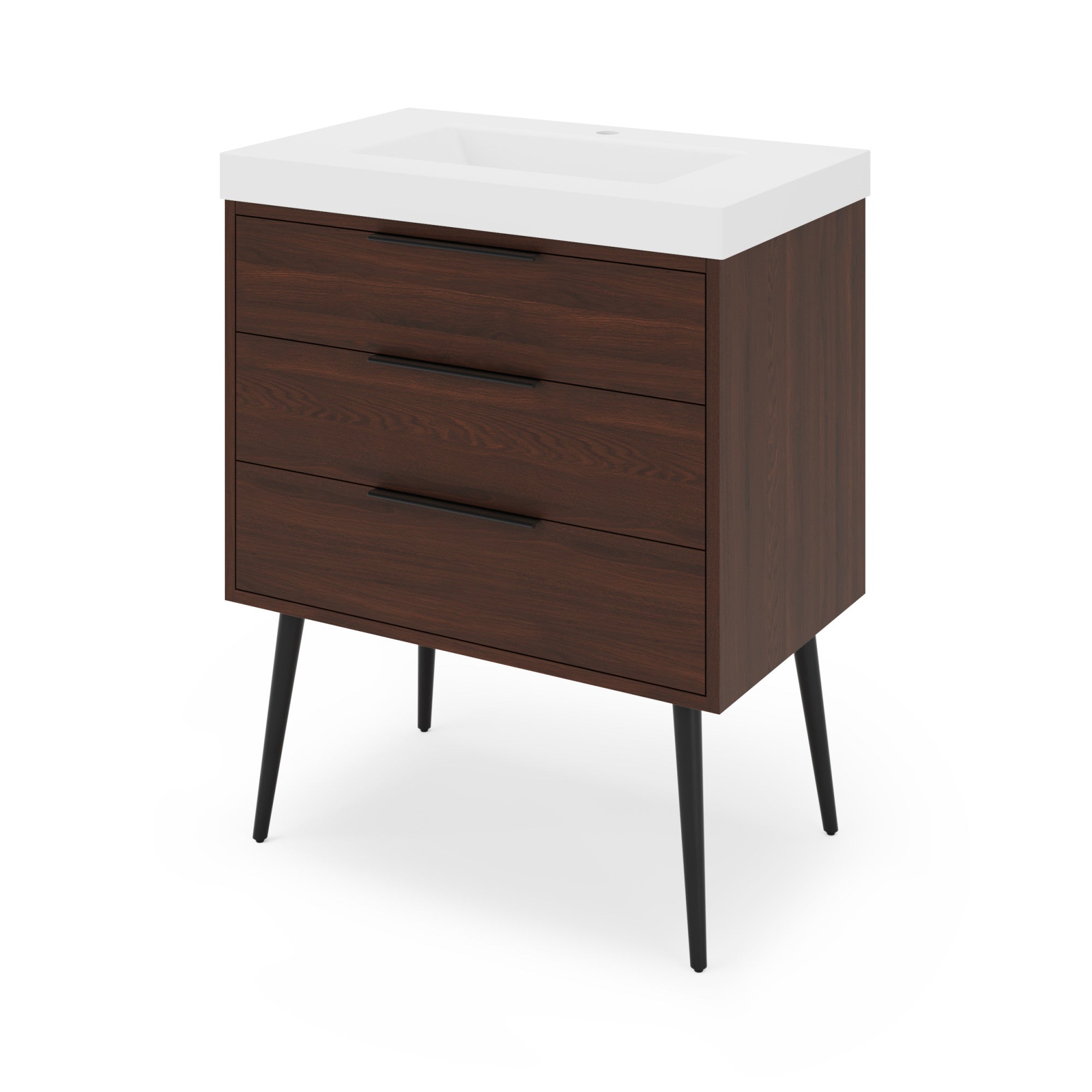 30" Gardner Vanity – Dark Walnut