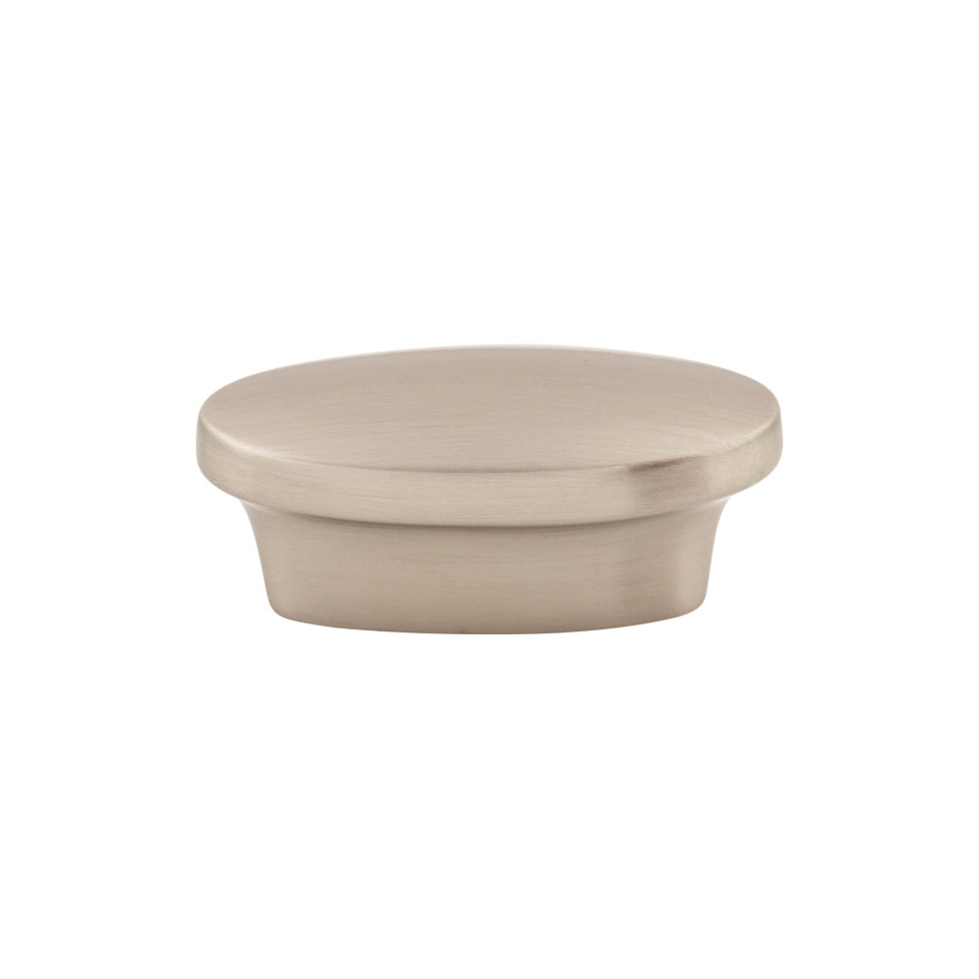 Oval 5/8" Center to Center Bar Pull - Brushed Satin Nickel