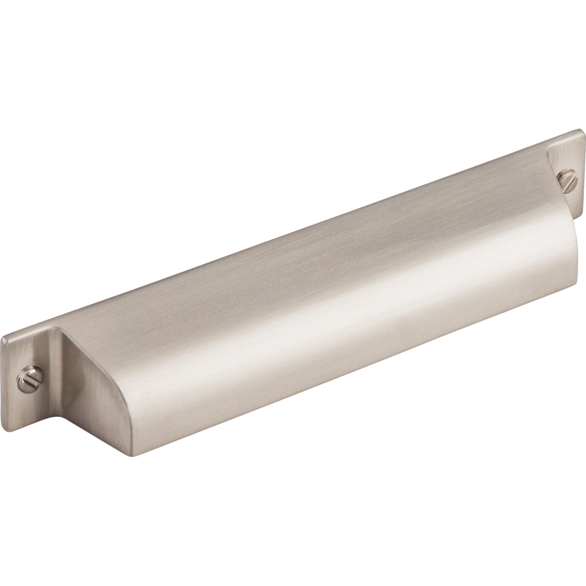 Channing 5" Center to Center Cup/Bin Pull - Brushed Satin Nickel