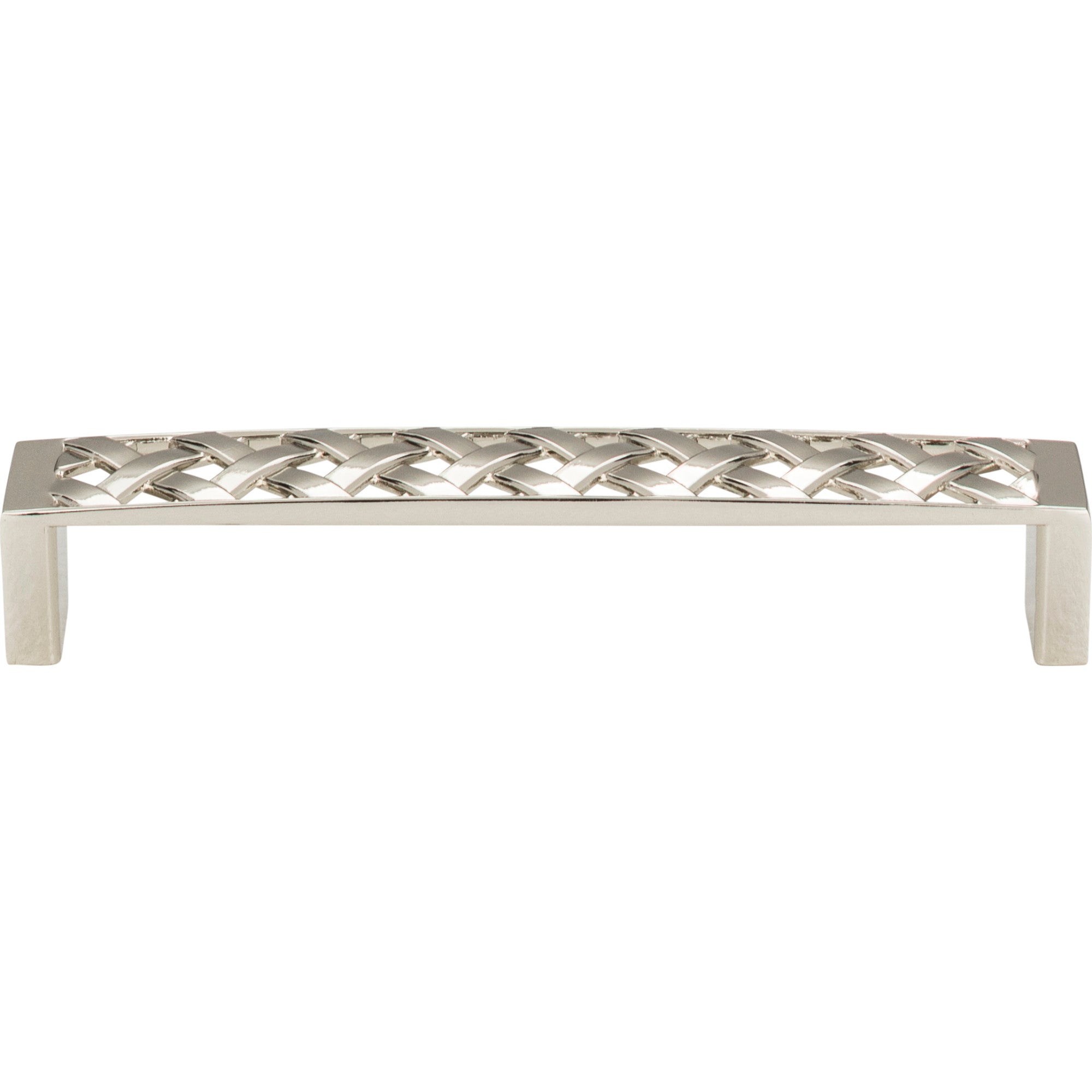 Lattice Bar Pull - Polished Nickel