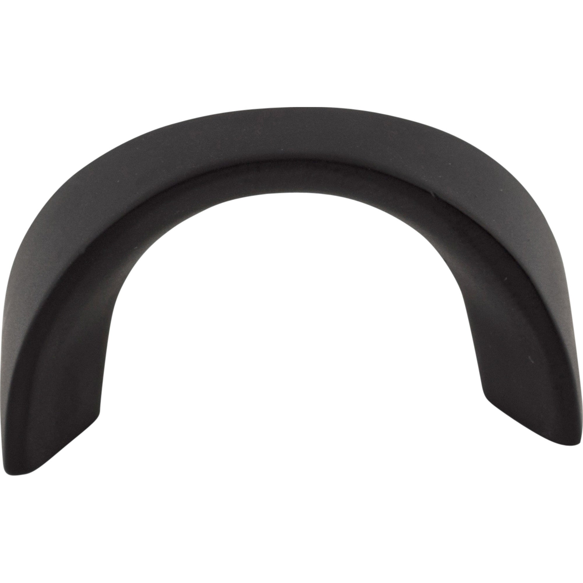 Crescent 1 1/4" Center to Center Bar Pull - Flat Black