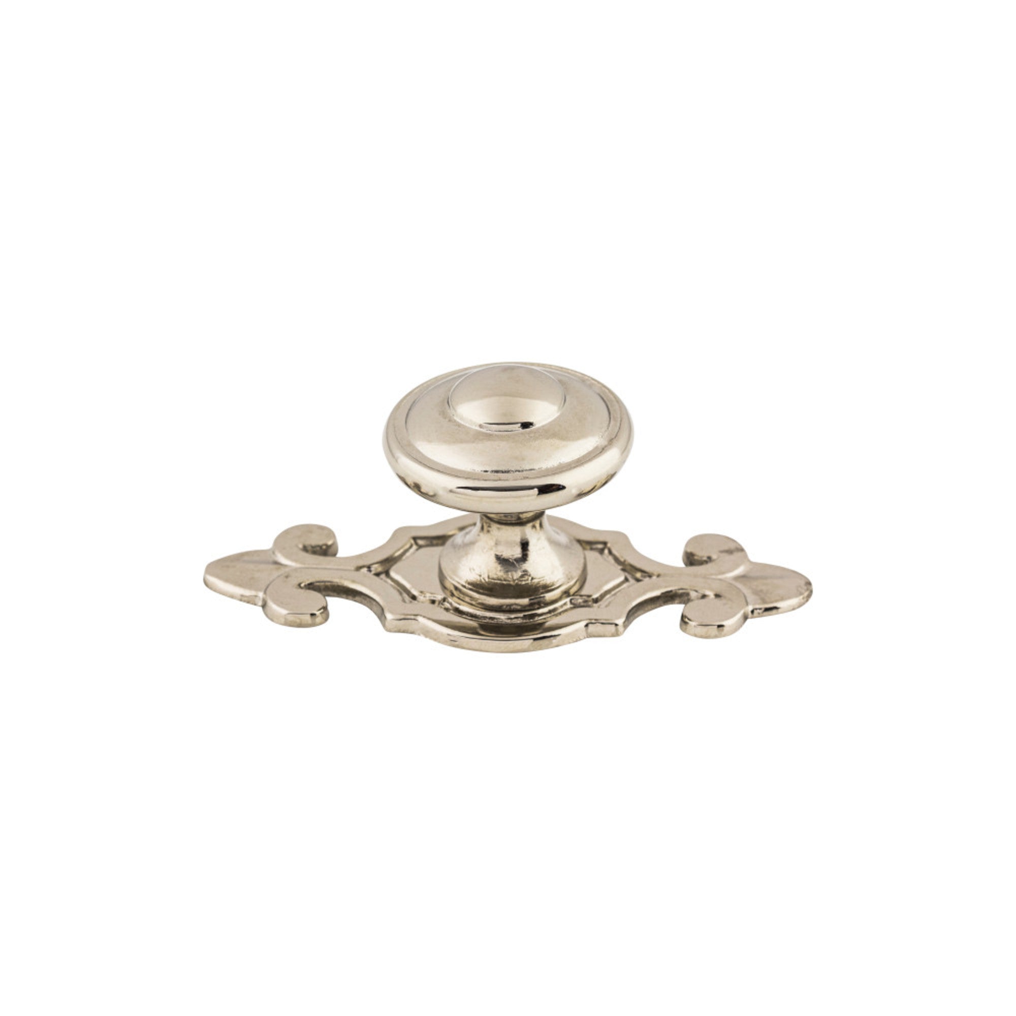 Canterbury Round Knob - Polished Nickel