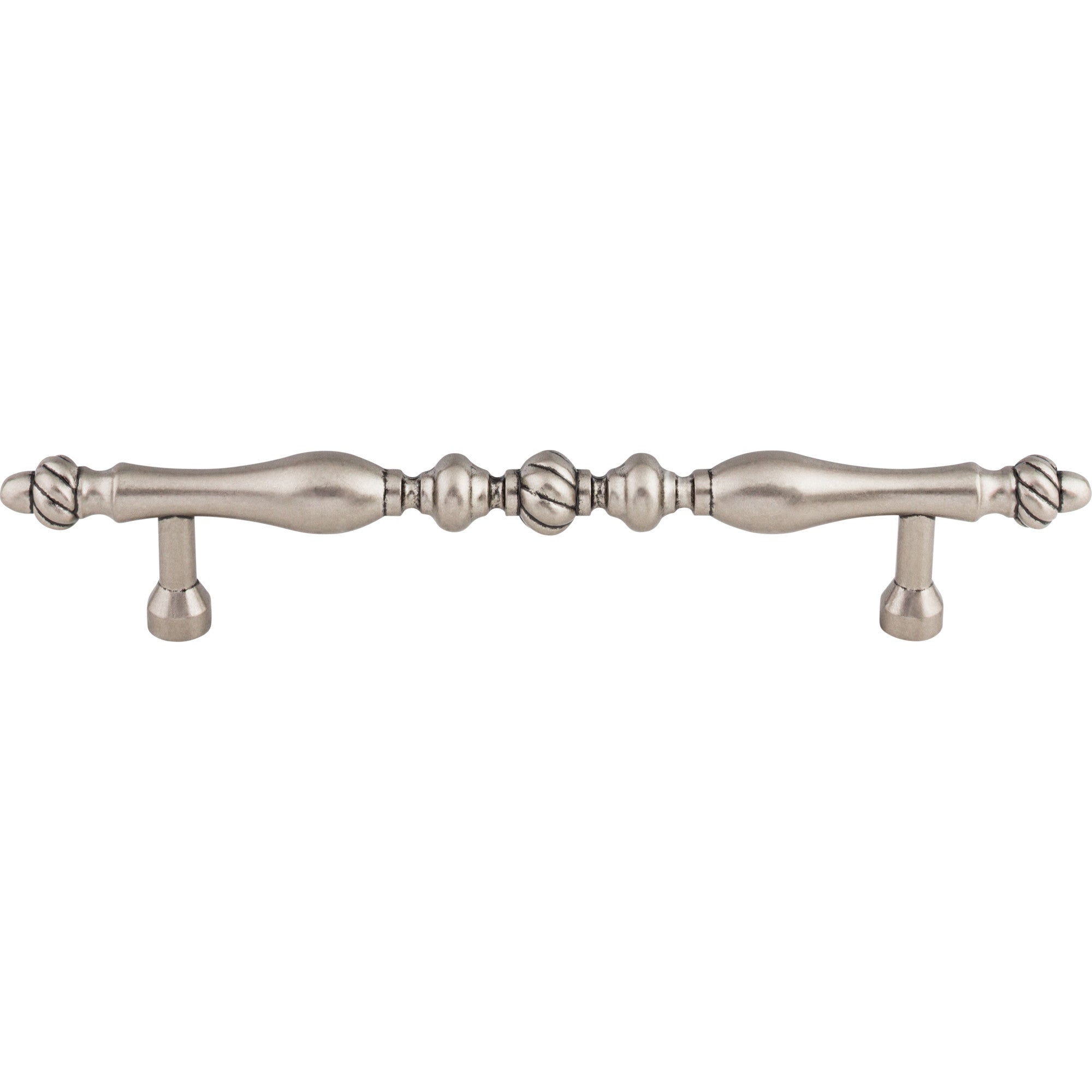 Somerset Melon 7" Center to Center Bar Pull - Pewter Antique