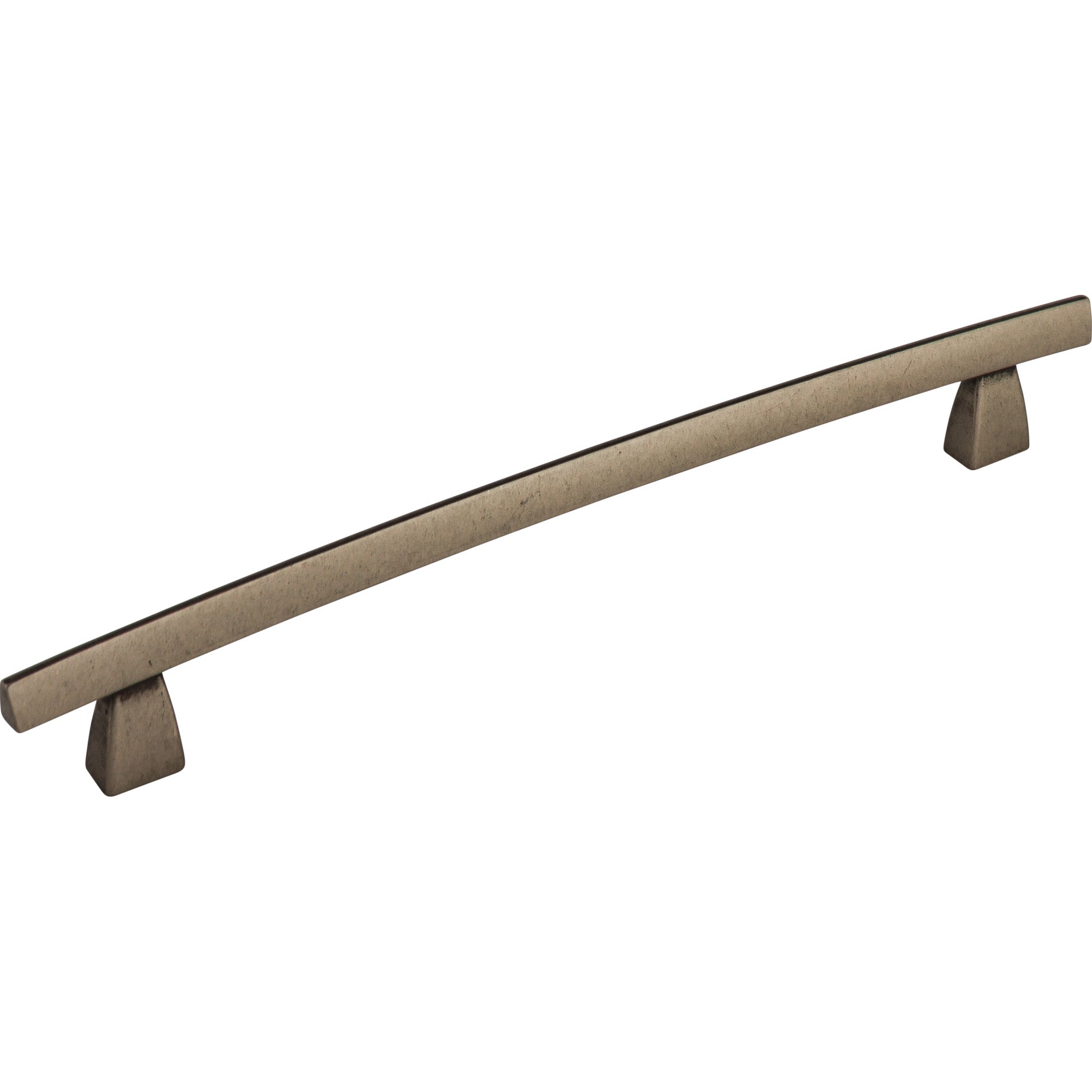 Arched 8" Center to Center Bar Pull - Pewter Antique