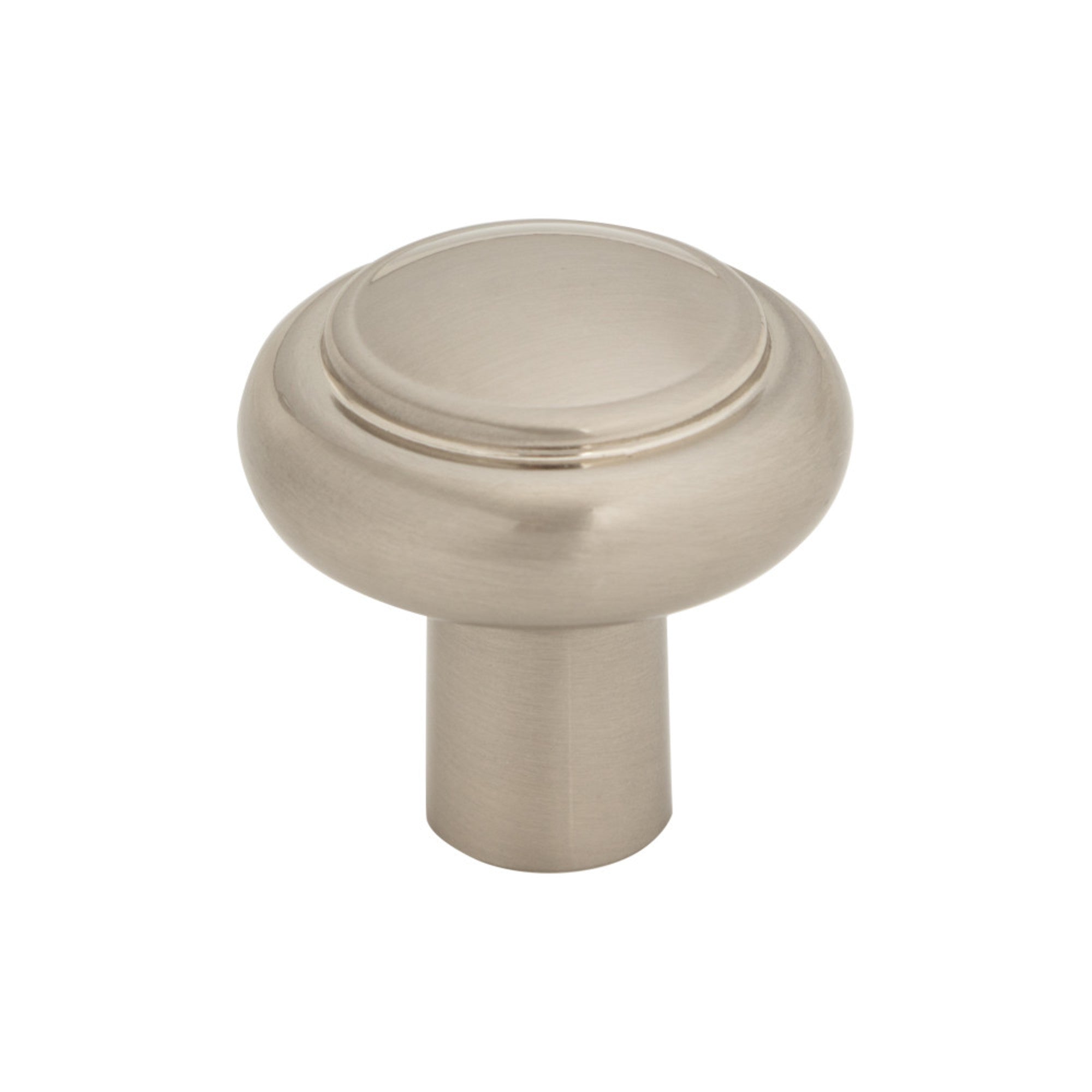 Clarence Mushroom Knob - Brushed Satin Nickel