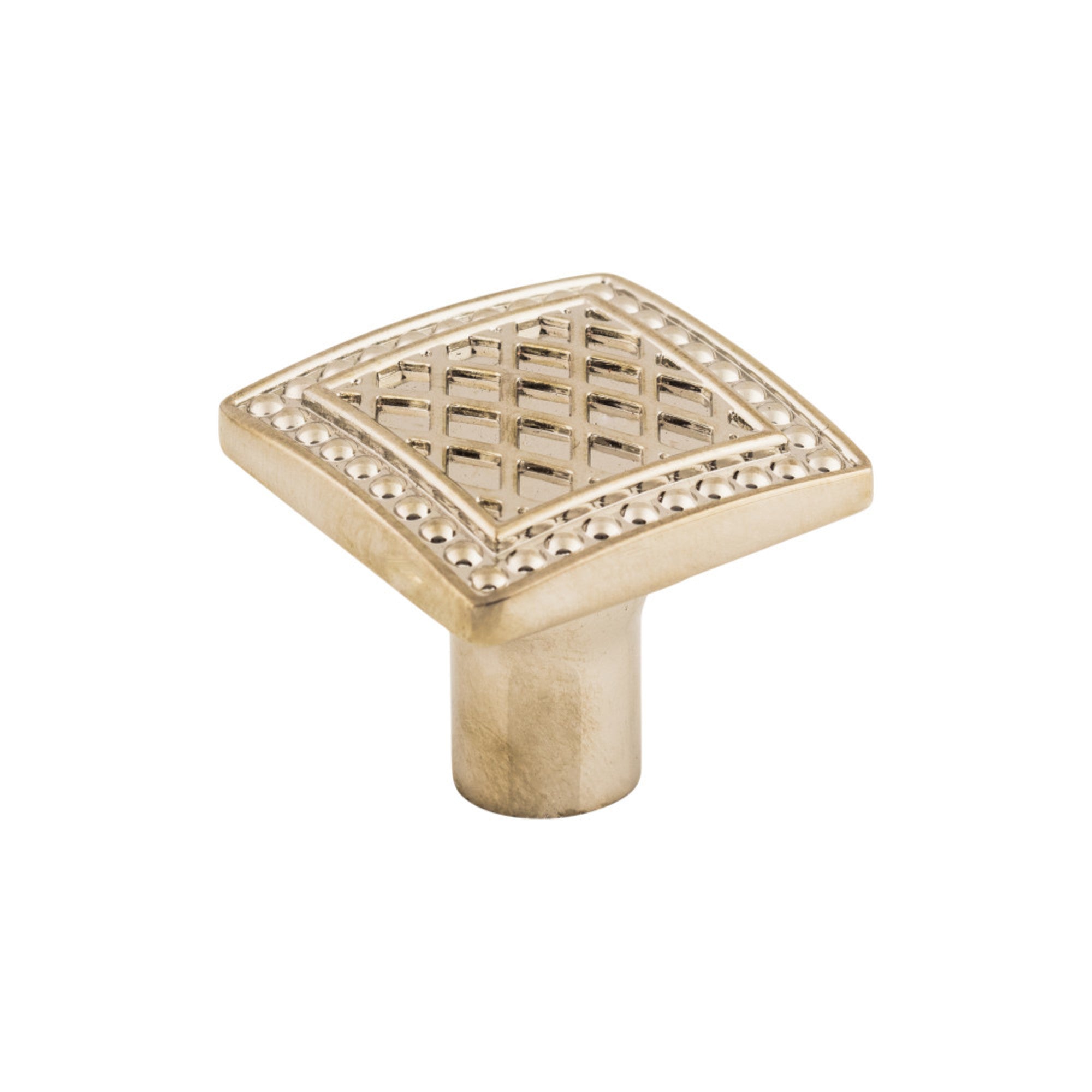 Trevi 1 1/4" Length Square Knob - Polished Nickel