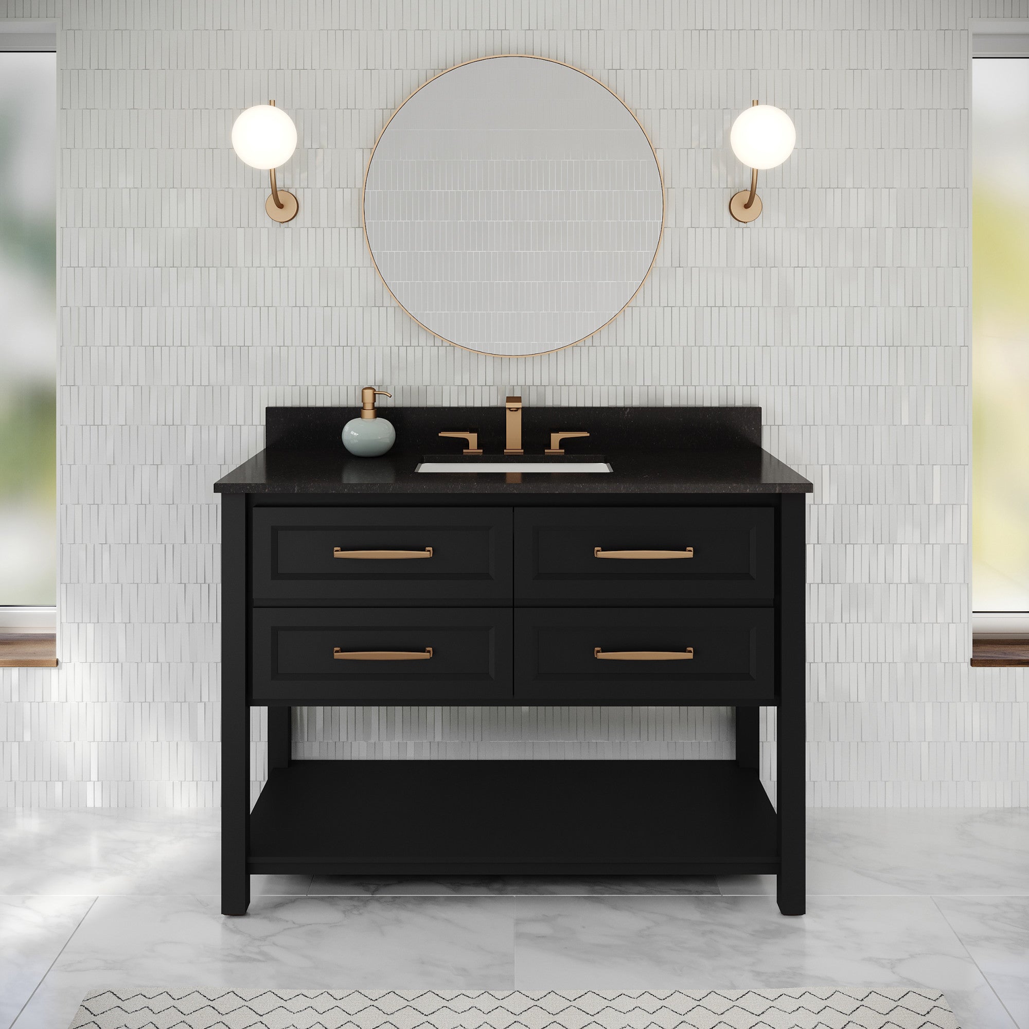 48" Kipling Vanity – Blue Steel