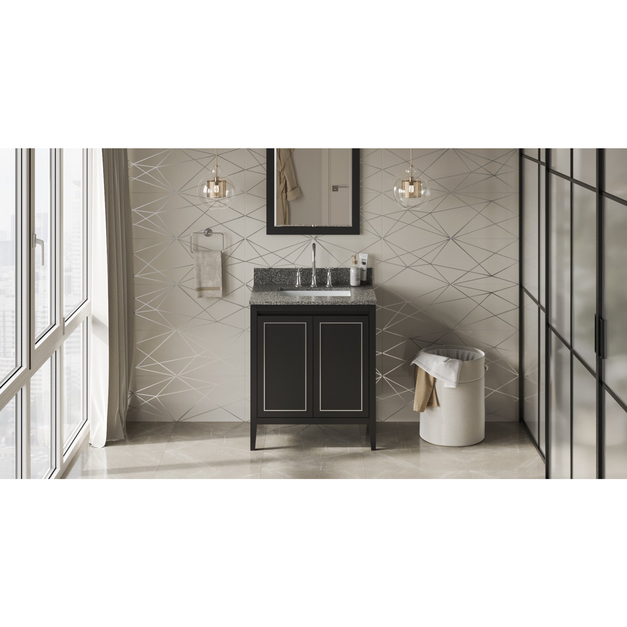 30" Percival Vanity – Black