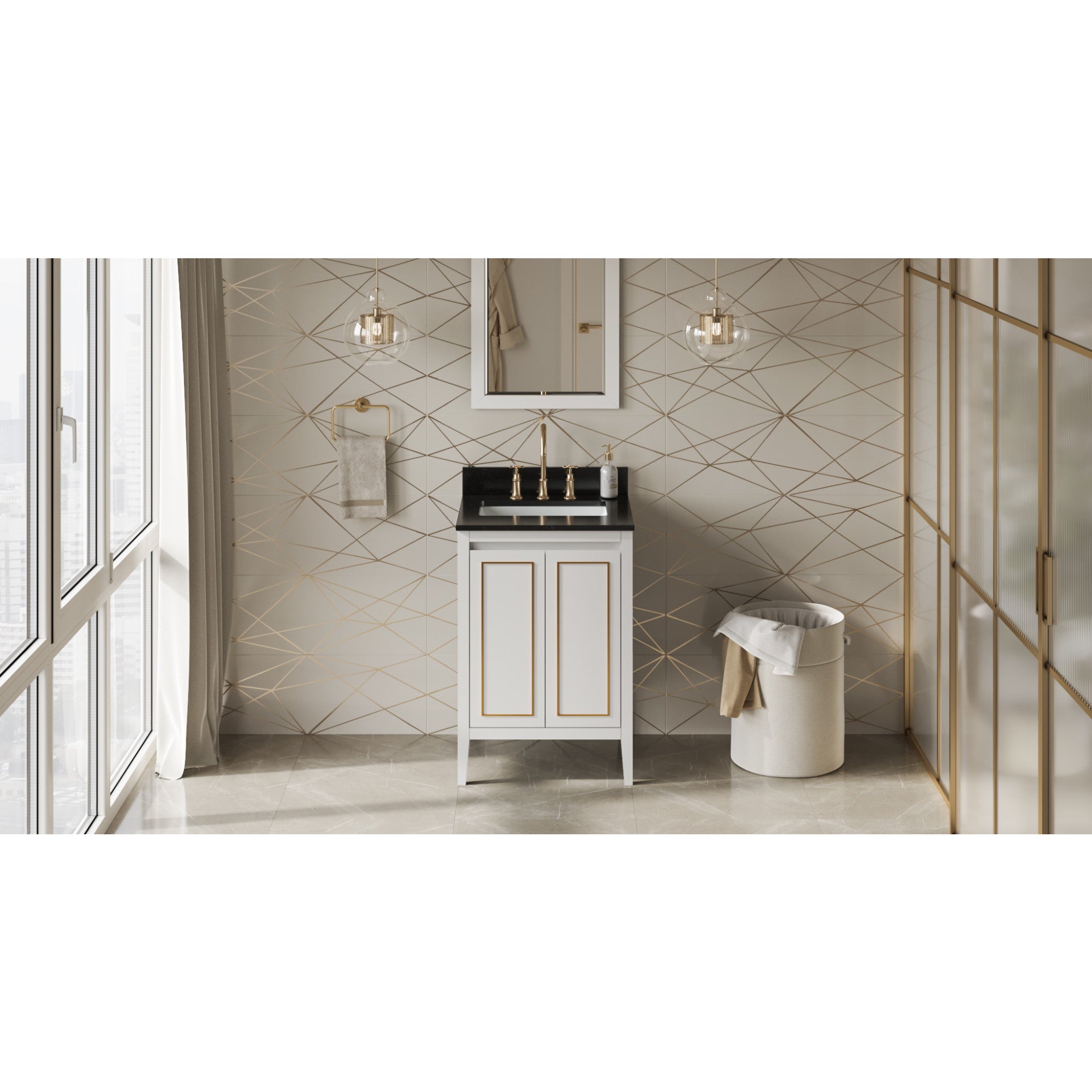 24" Percival Vanity – White