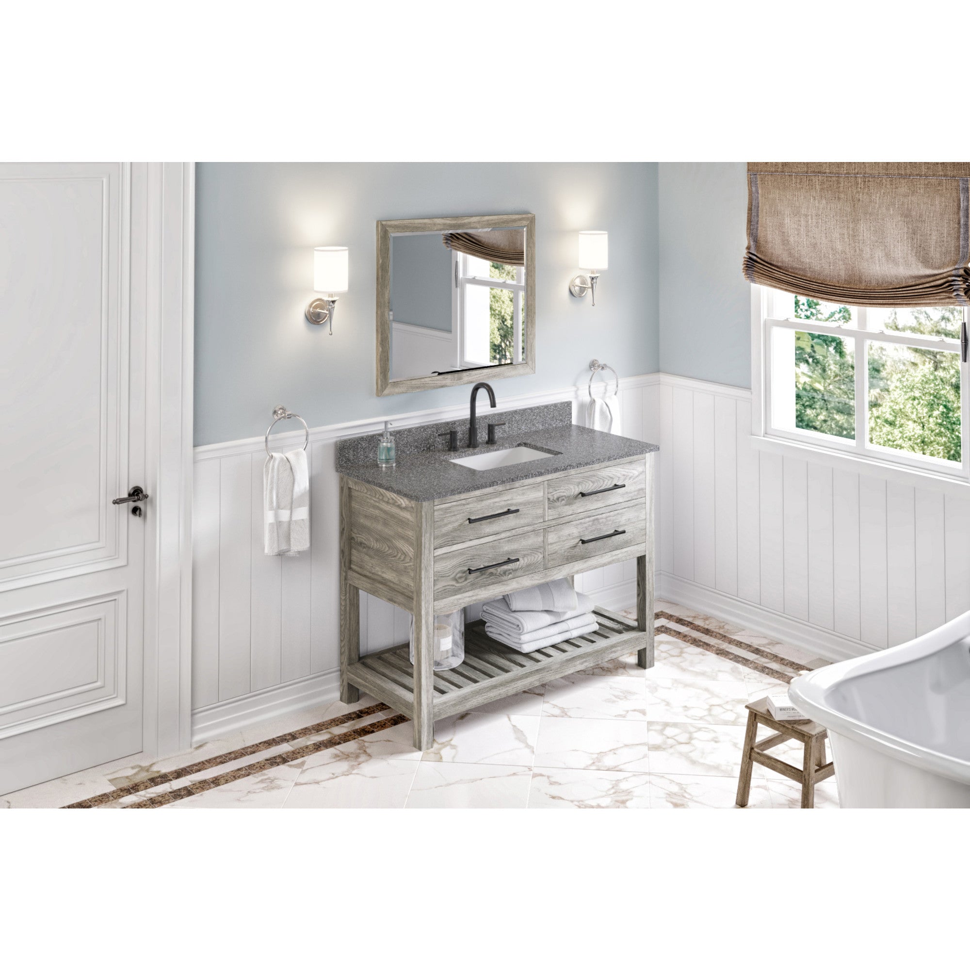 48" Wavecrest Vanity – Weathered Grey