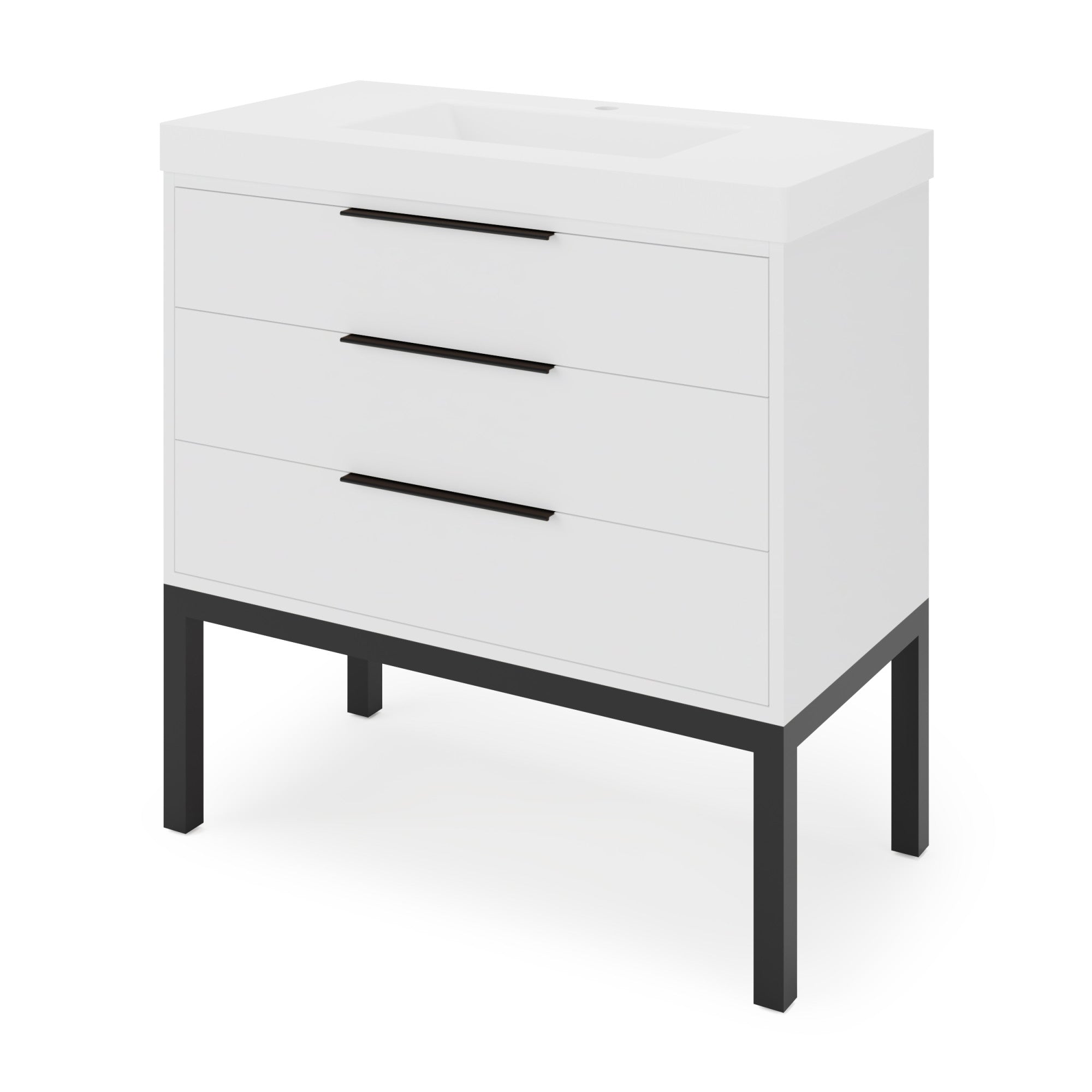 36" Gardner Vanity – White