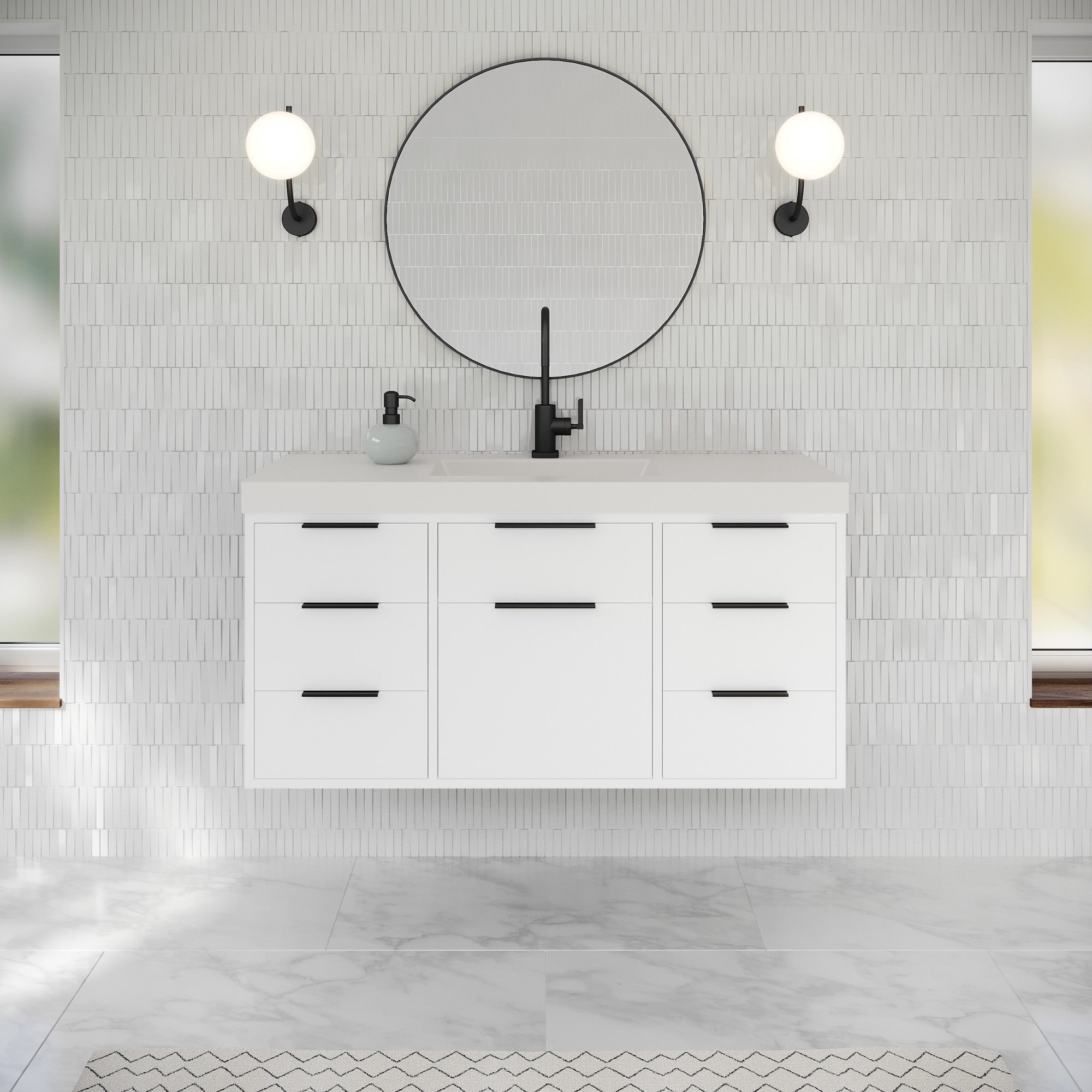 48" Gardner Vanity – White