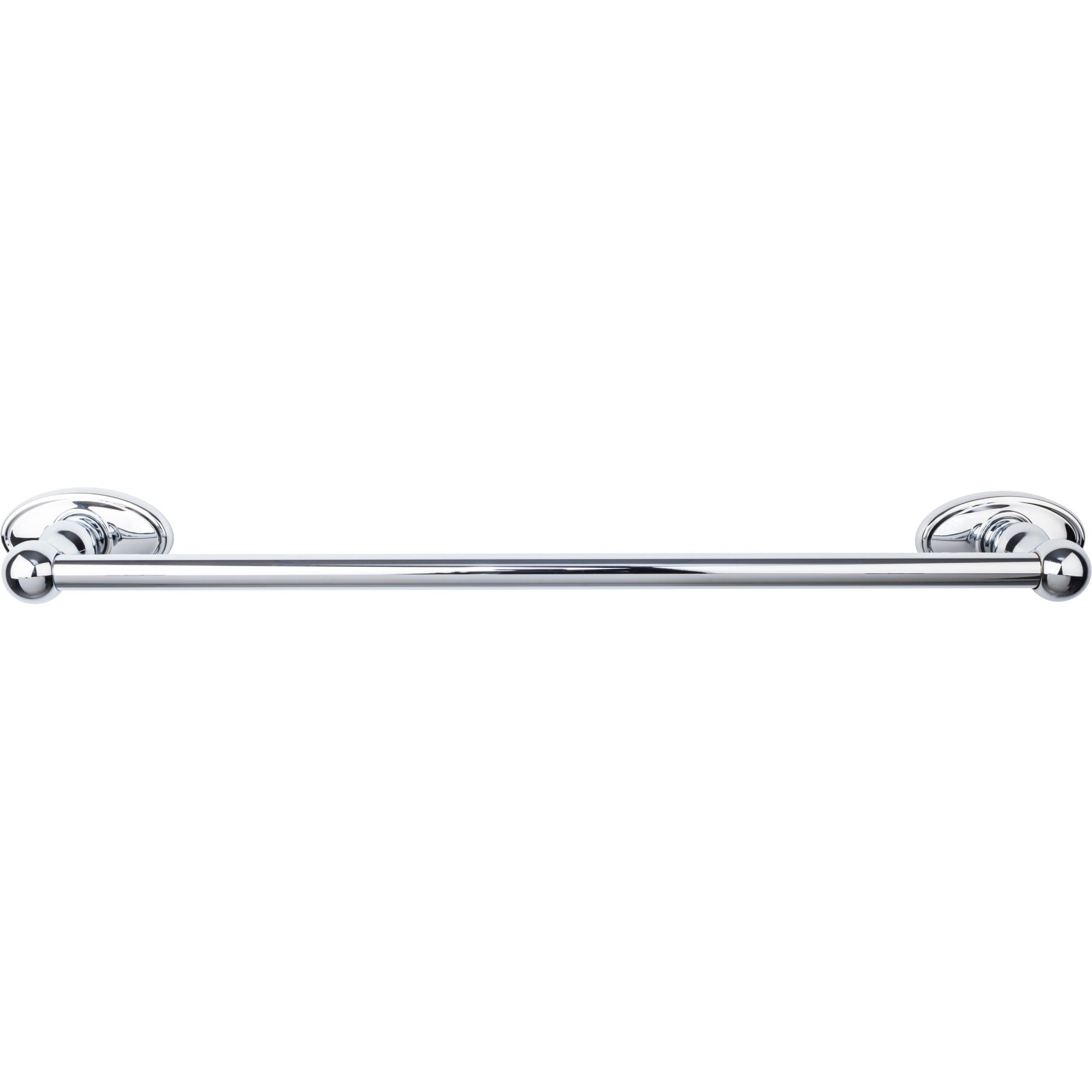 TOP BATH (R) Edwardian Bath Single 20 1/2" Wall Mounted  Towel Bar - Polished Chrome
