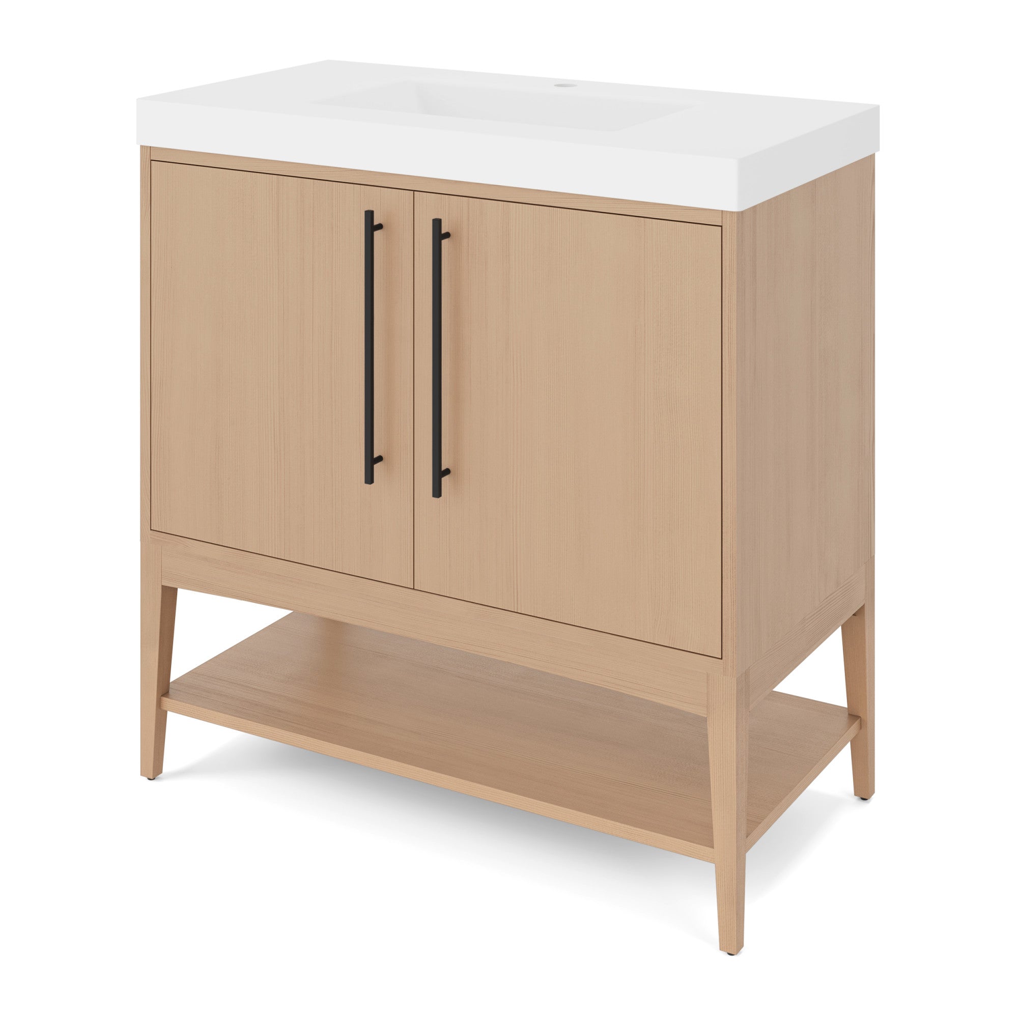 36" Tempest Vanity – Natural Oak