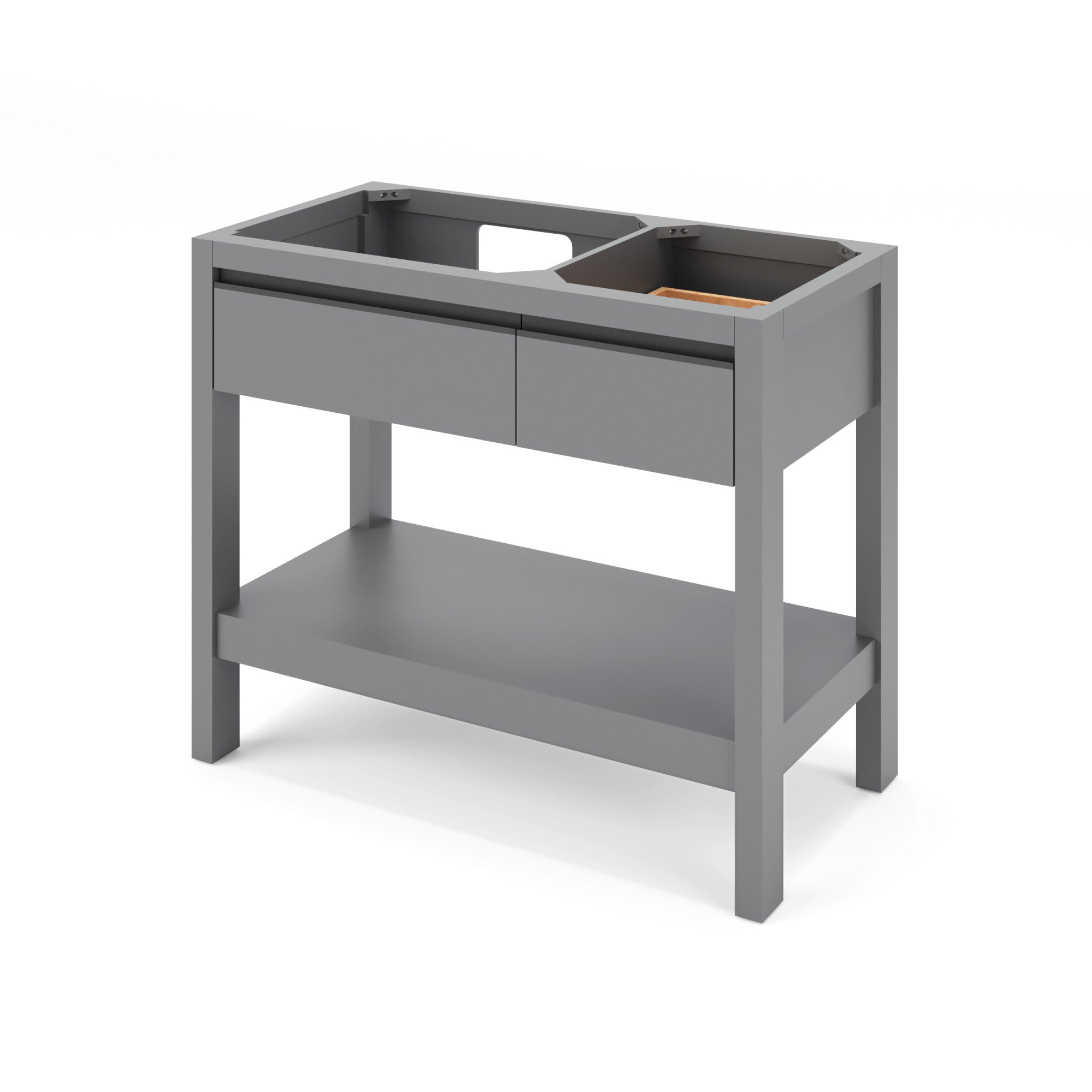 42" Jubilee Vanity – Left Offset – Grey