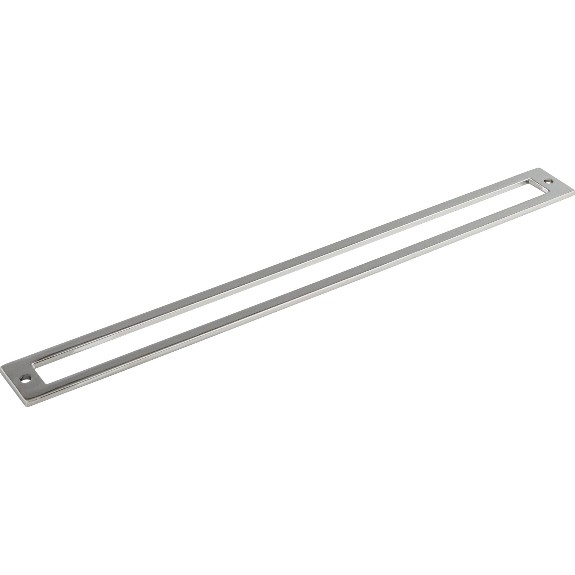 Hollin 12" Center to Center Pull Backplate - Polished Chrome