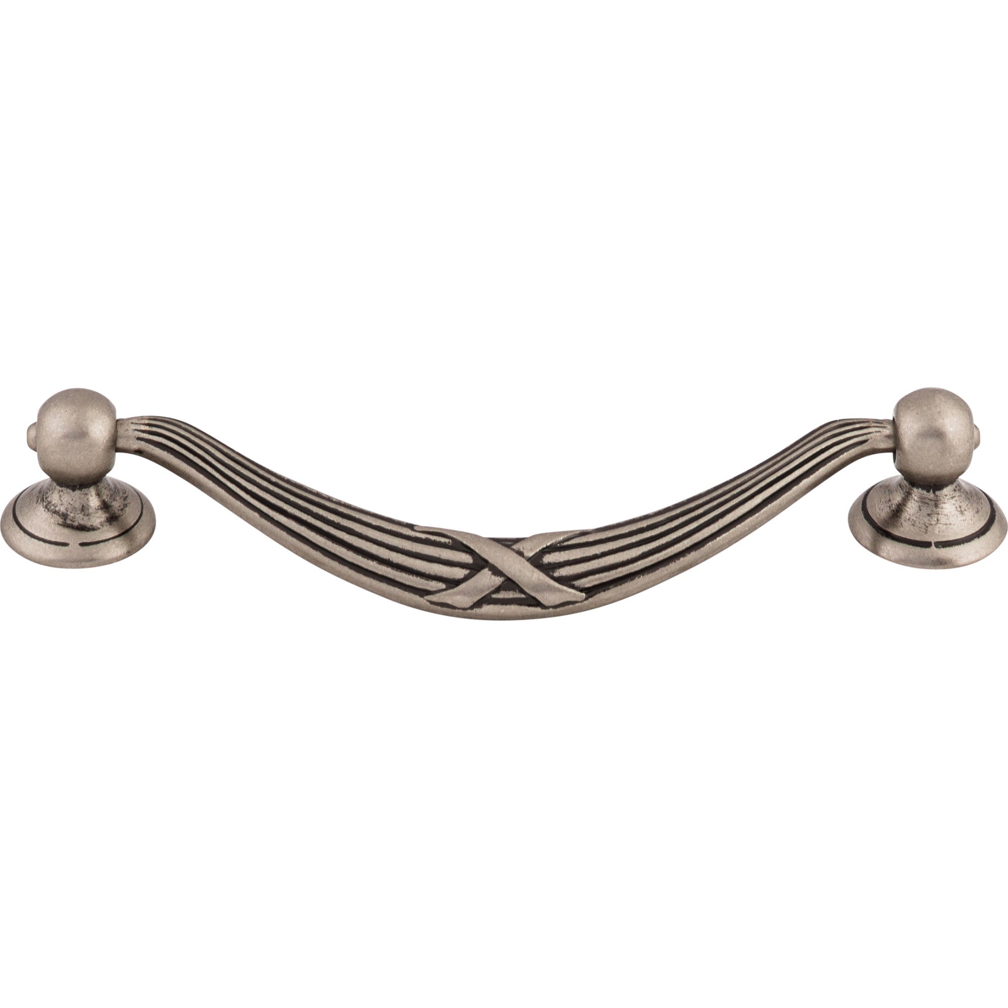 Ribbon & Reed 5 1/16" Center to Center Drop Handle - Pewter Antique