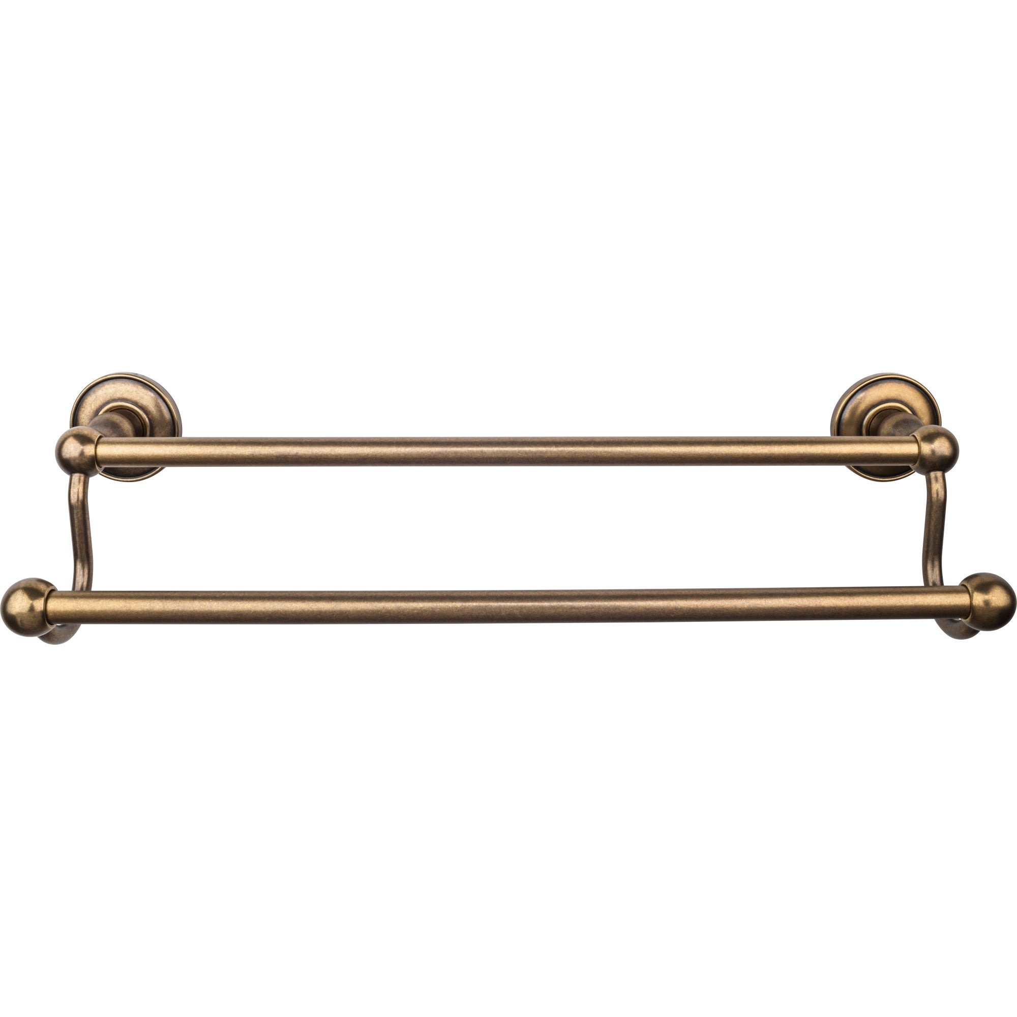 TOP BATH (R) Edwardian Bath Double 20 1/2" Wall Mounted  Towel Bar - German Bronze