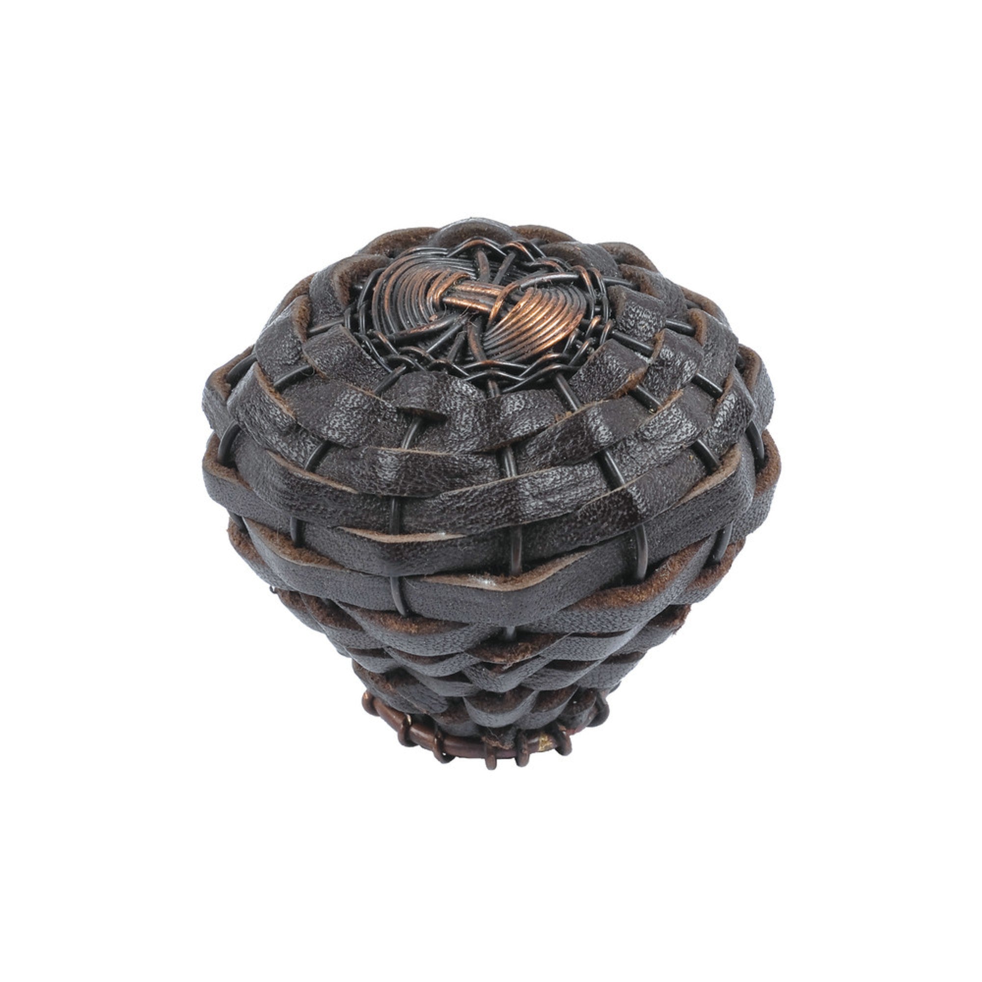 Hamptons Round Knob - Aged Bronze