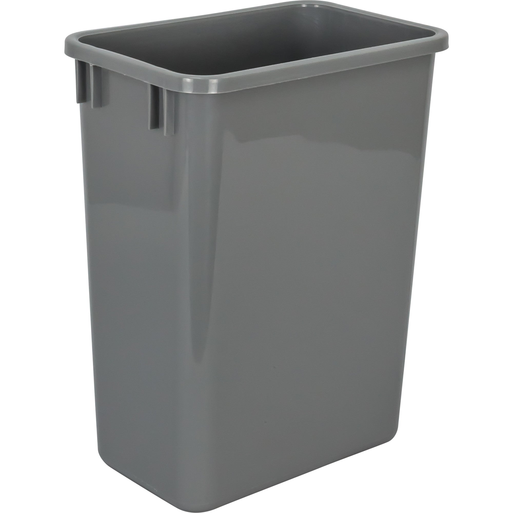 Double Grey 35 Quart Top-Mount Trashcan Pullout for 18" Opening