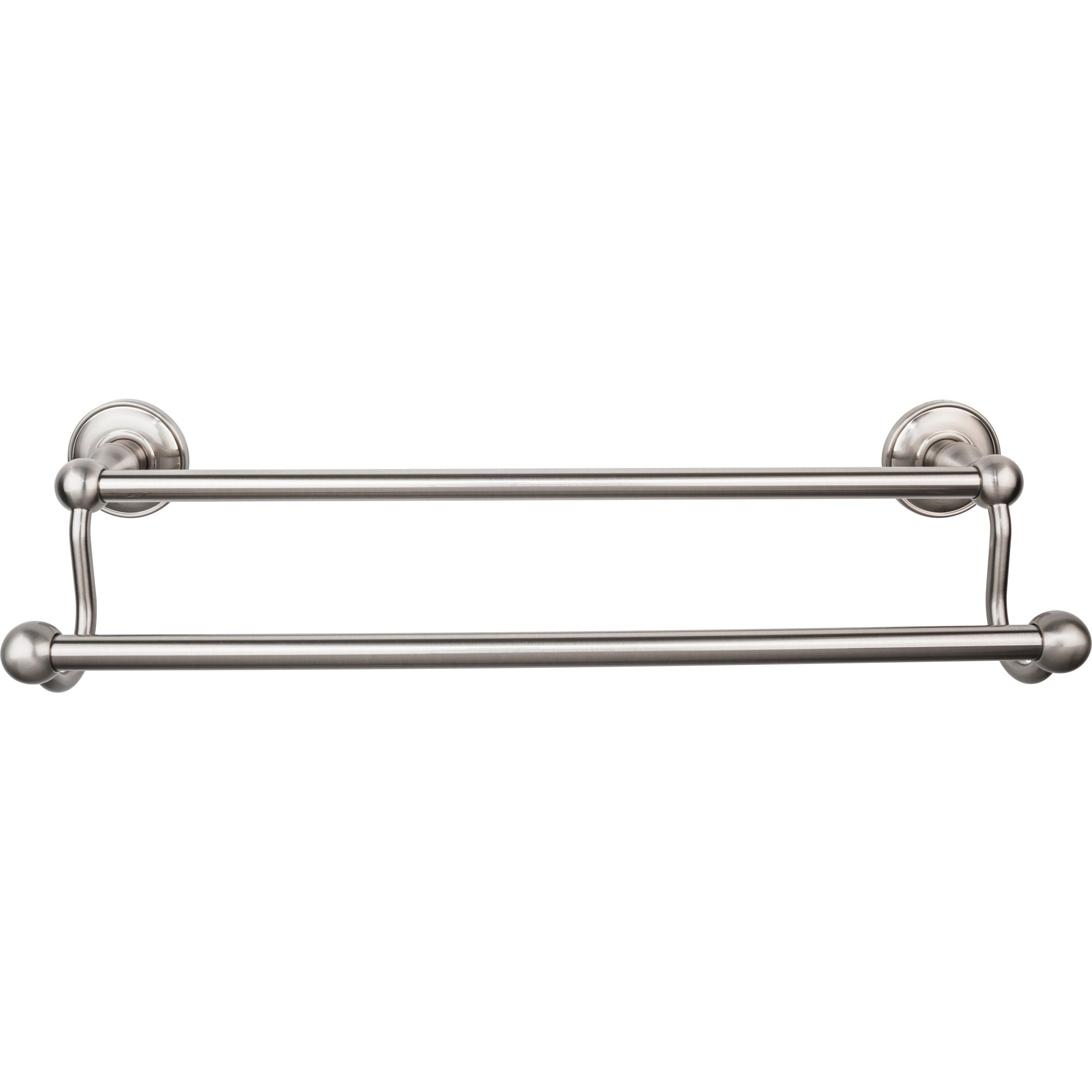 TOP BATH (R) Edwardian Bath Double 20 1/2" Wall Mounted  Towel Bar - Brushed Satin Nickel