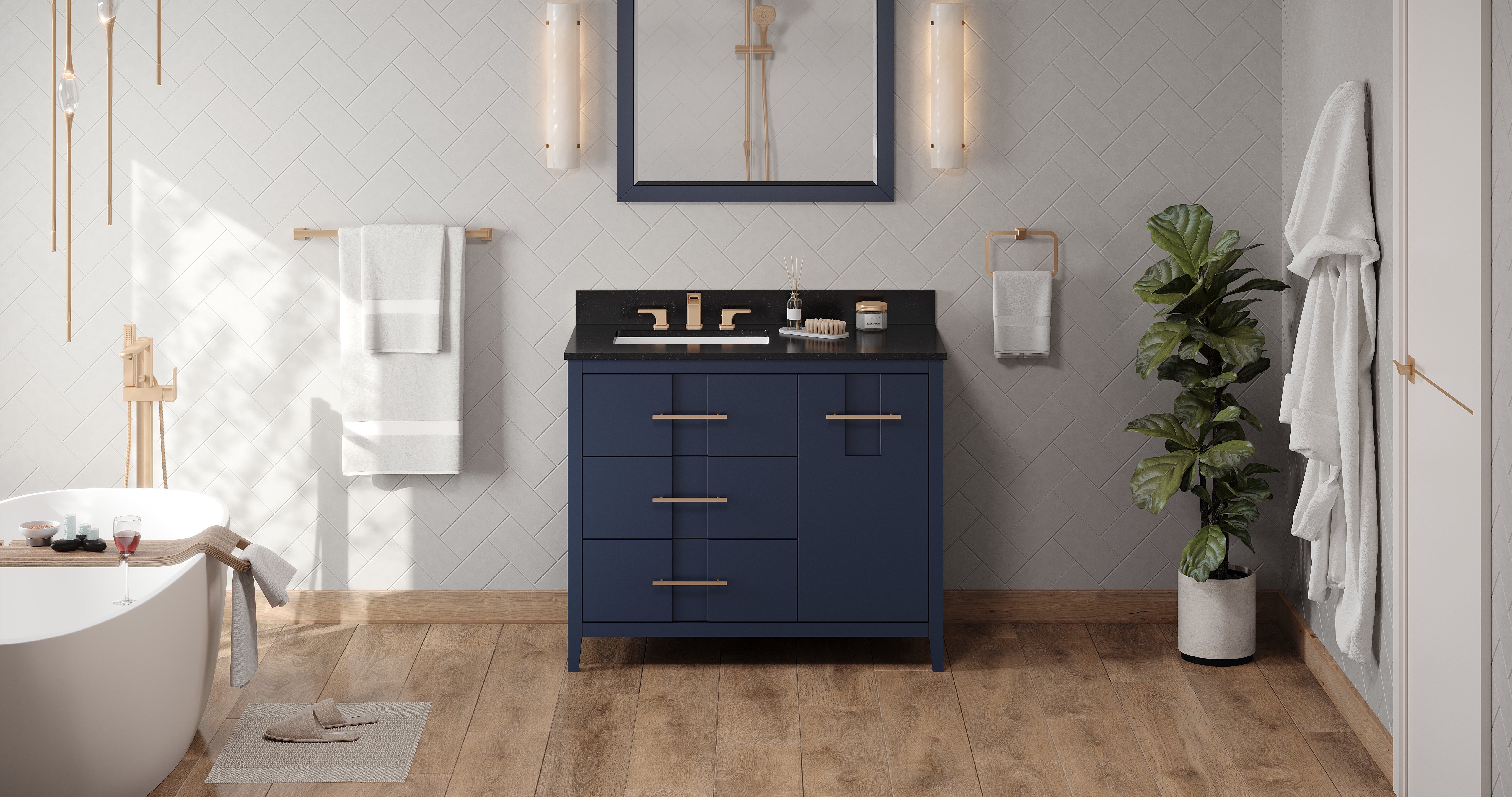 42" Katara Vanity – Left Offset