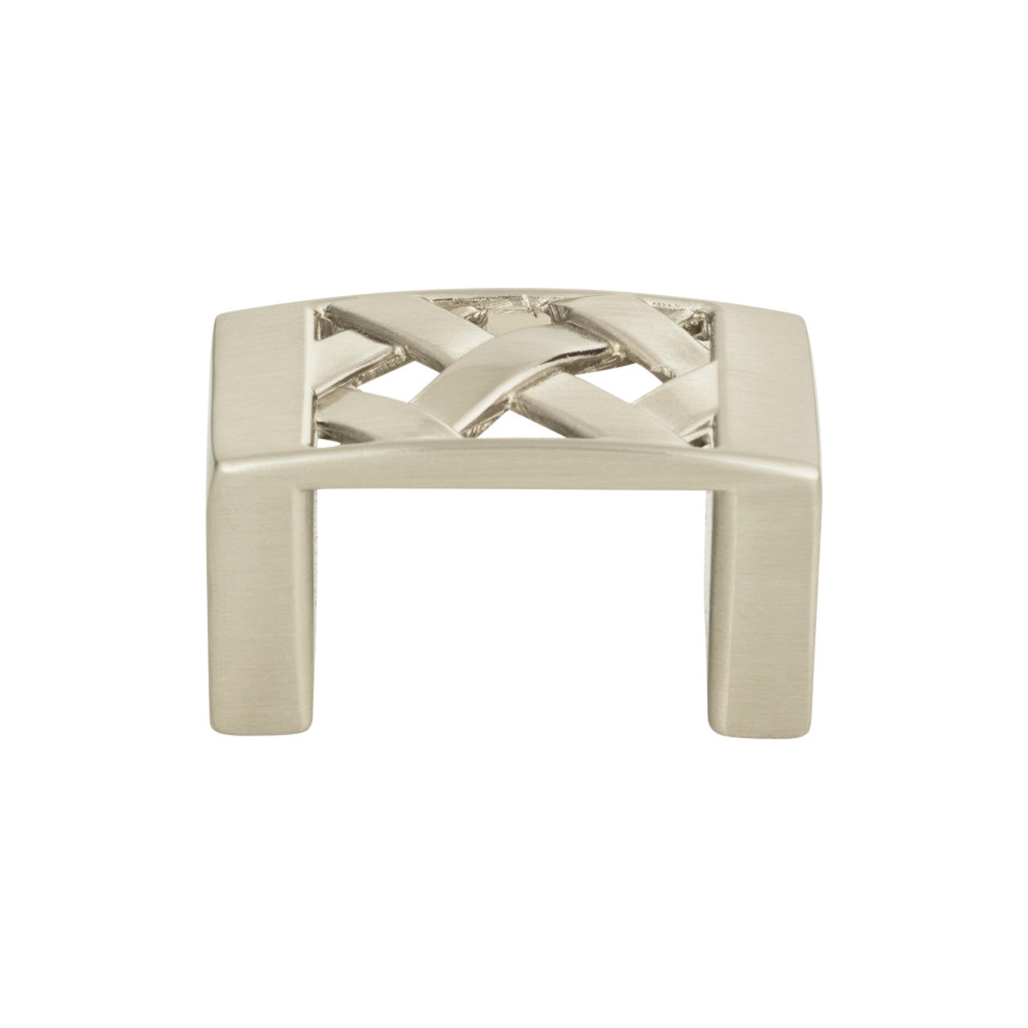 Lattice Novelty Knob - Brushed Nickel